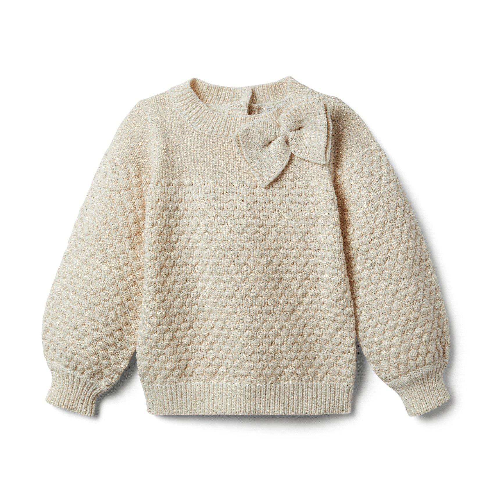 Textured Bow Sweater image number 0