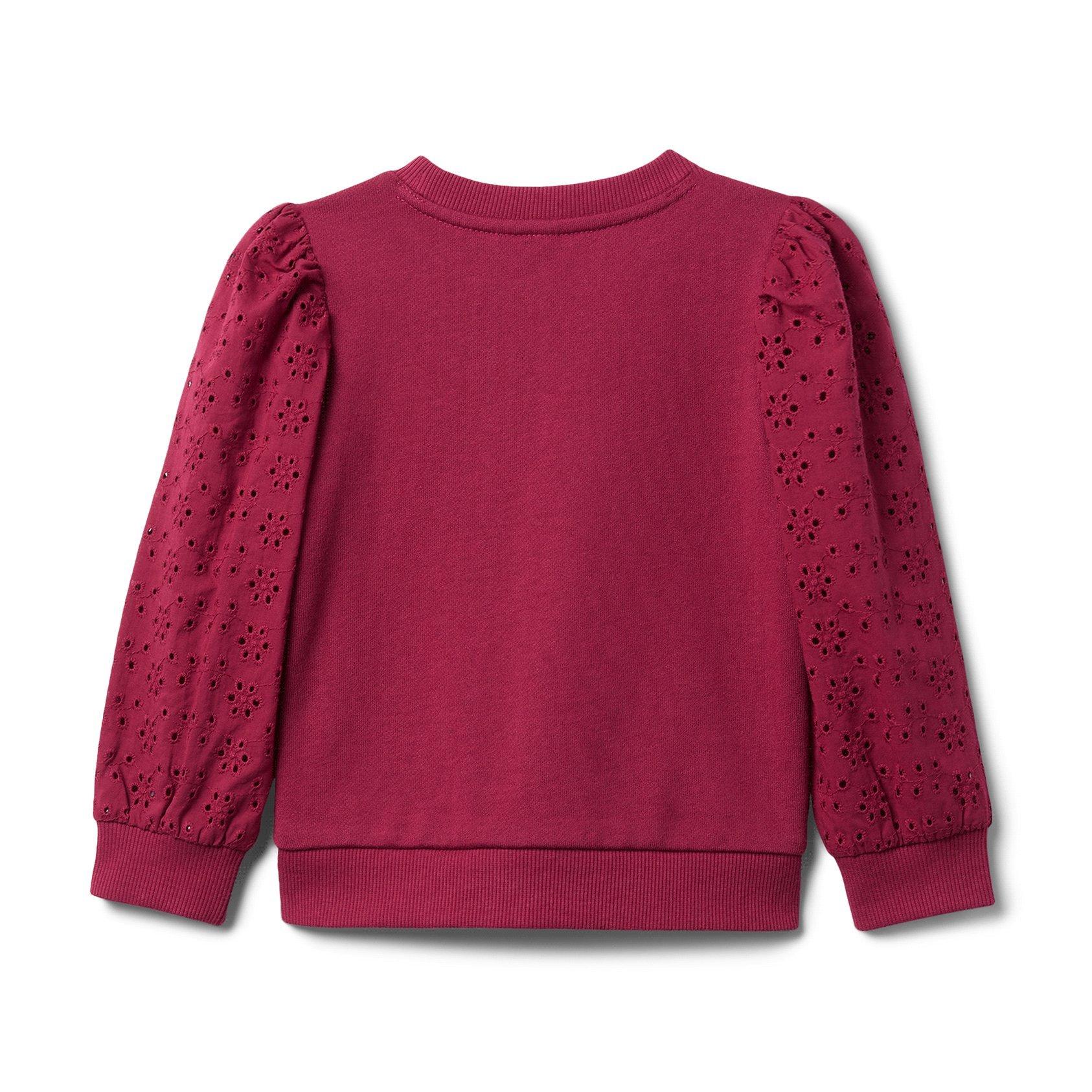 Eyelet Sleeve Sweatshirt image number 1