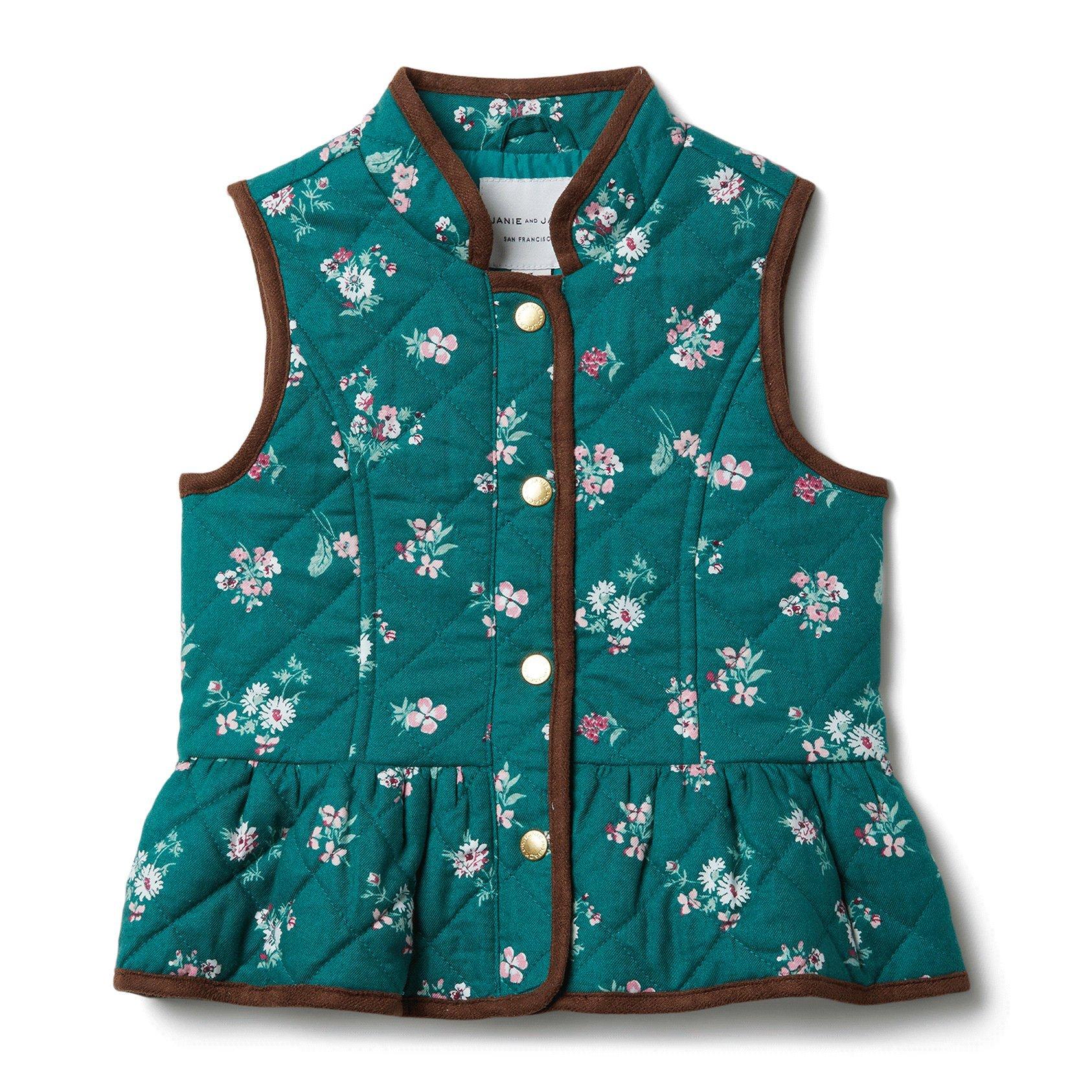 Floral Peplum Vest image number 0