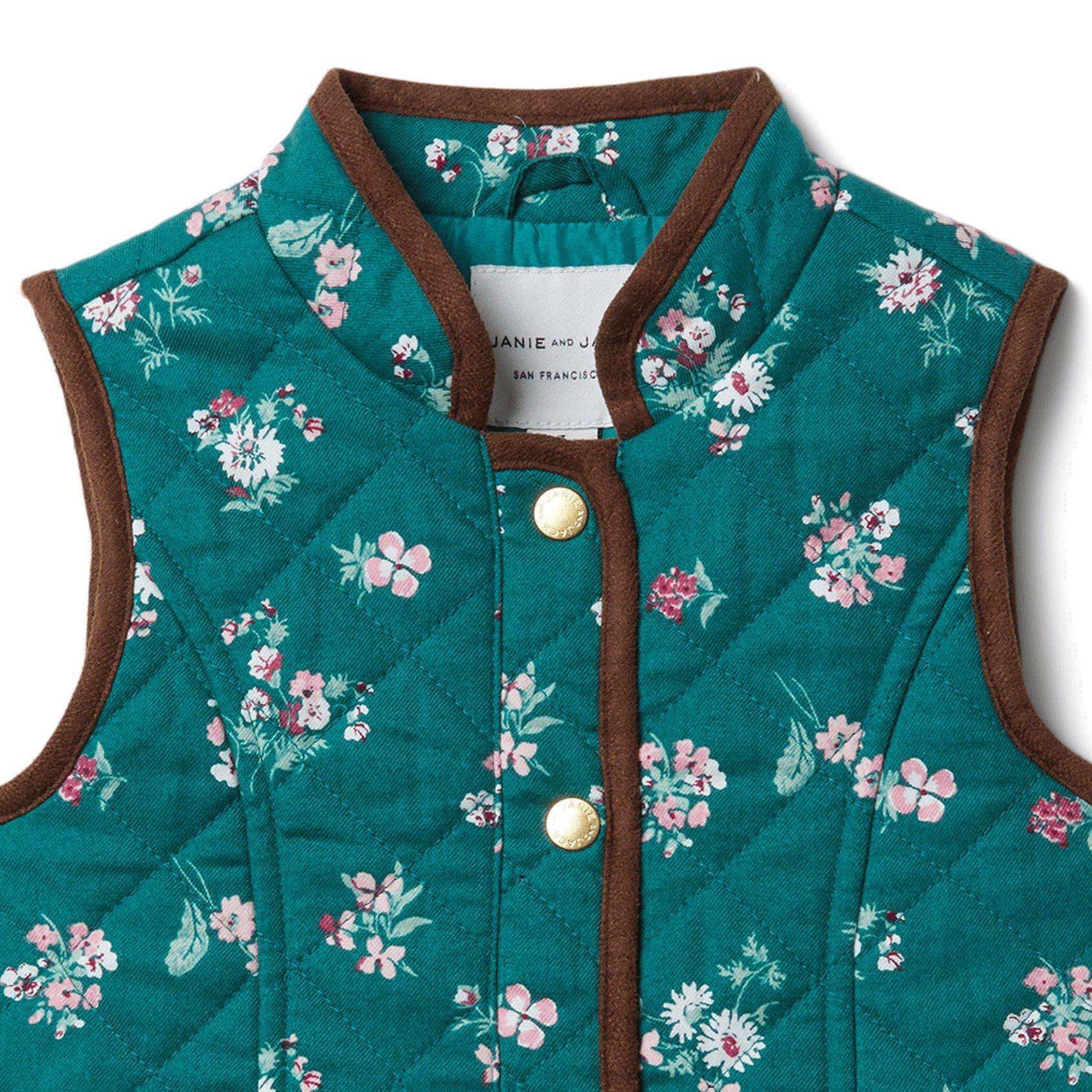 Floral Peplum Vest image number 2
