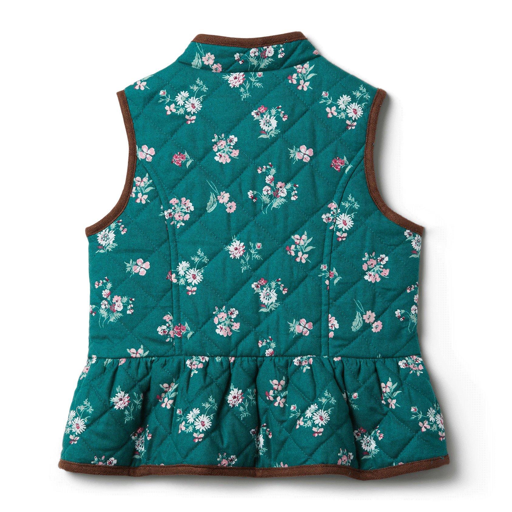 Floral Peplum Vest image number 1