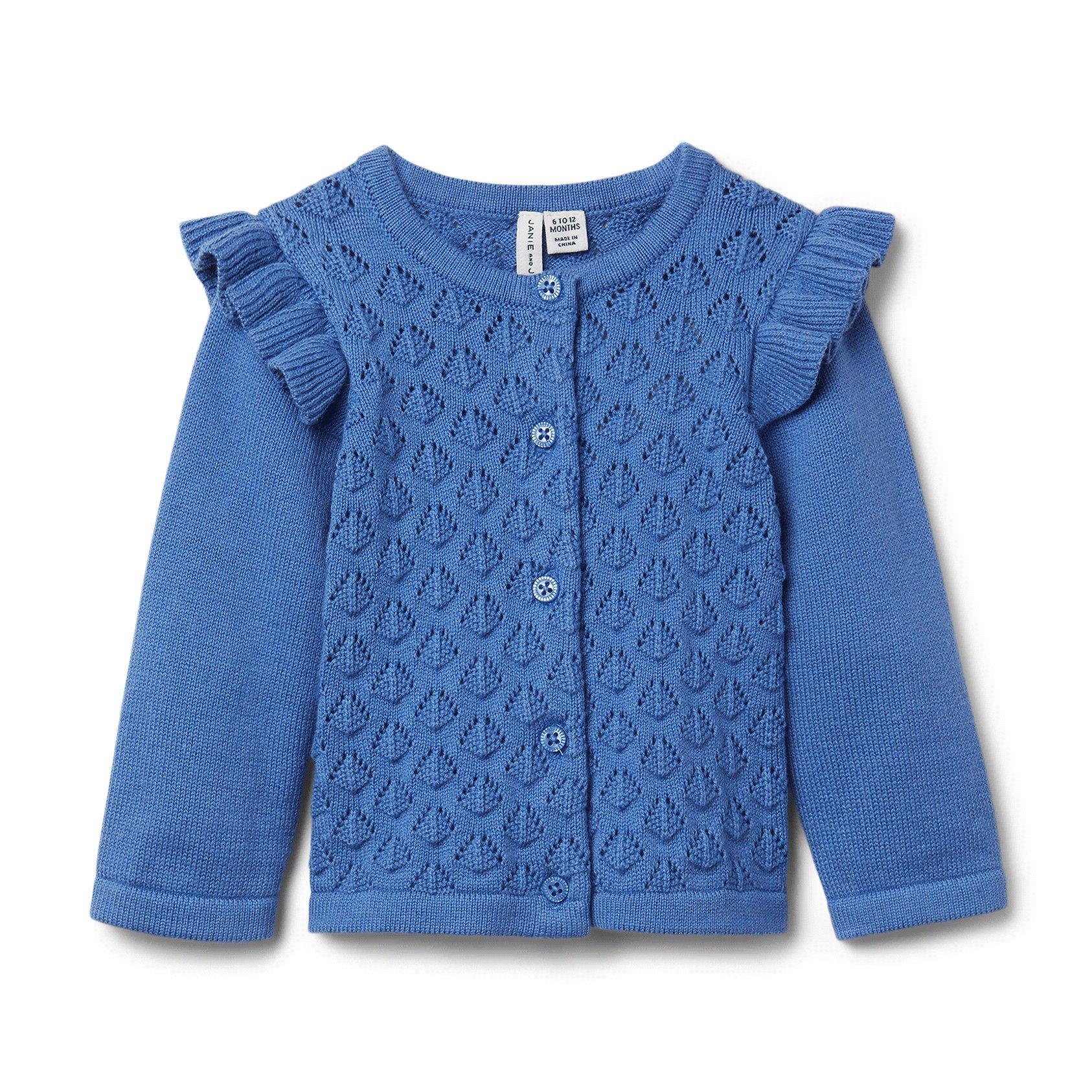 Baby Pointelle Cardigan image number 0