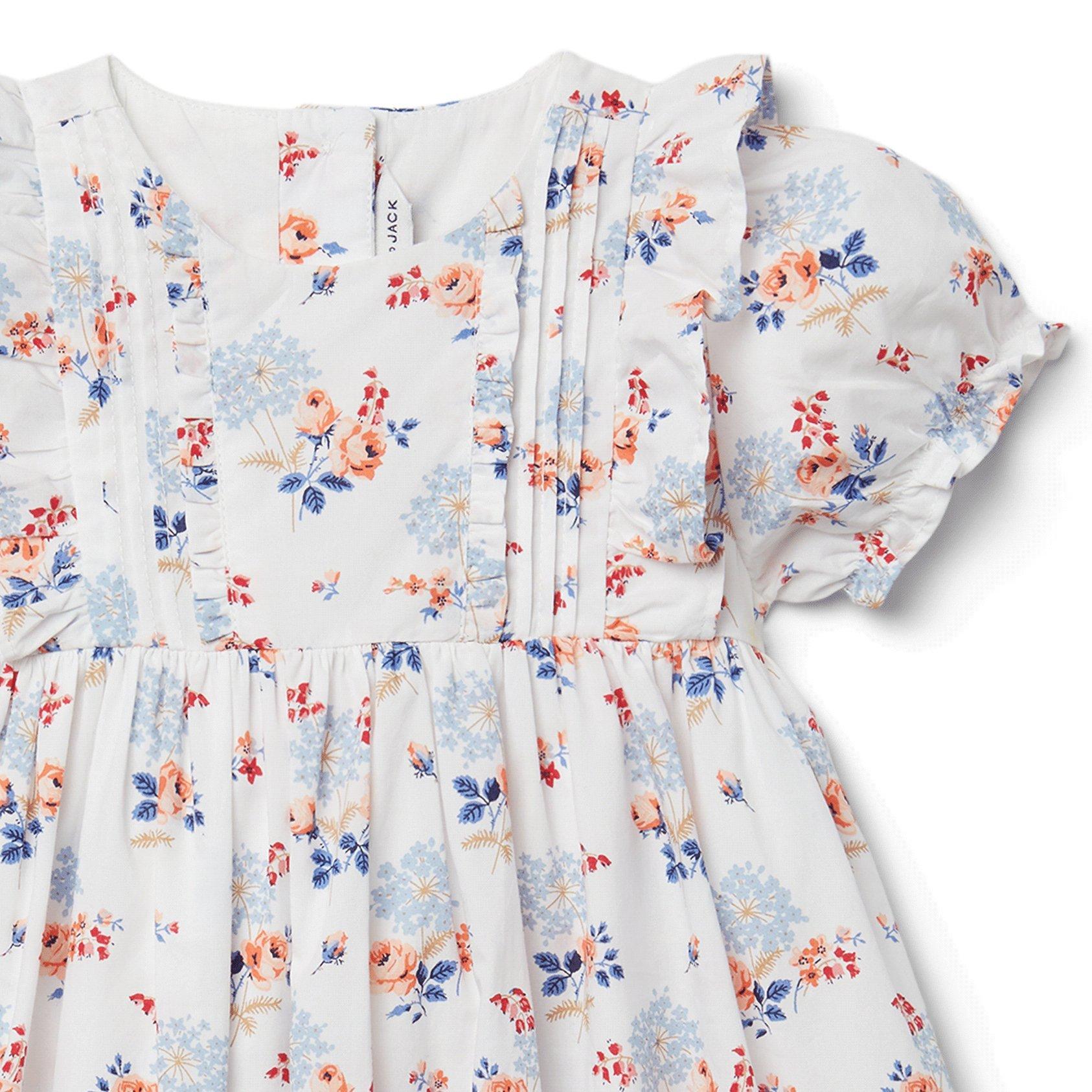 Baby Floral Pintuck Dress image number 4