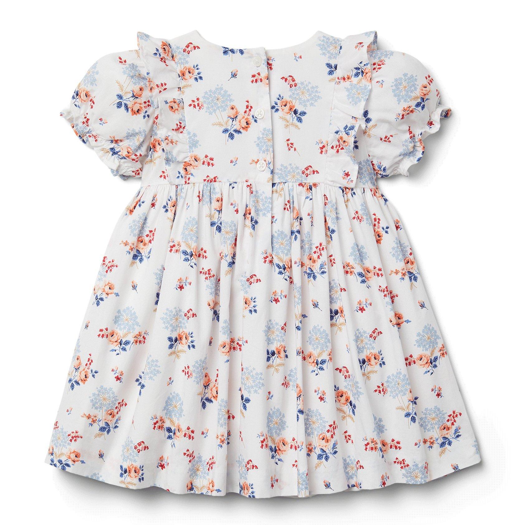Baby Floral Pintuck Dress image number 1