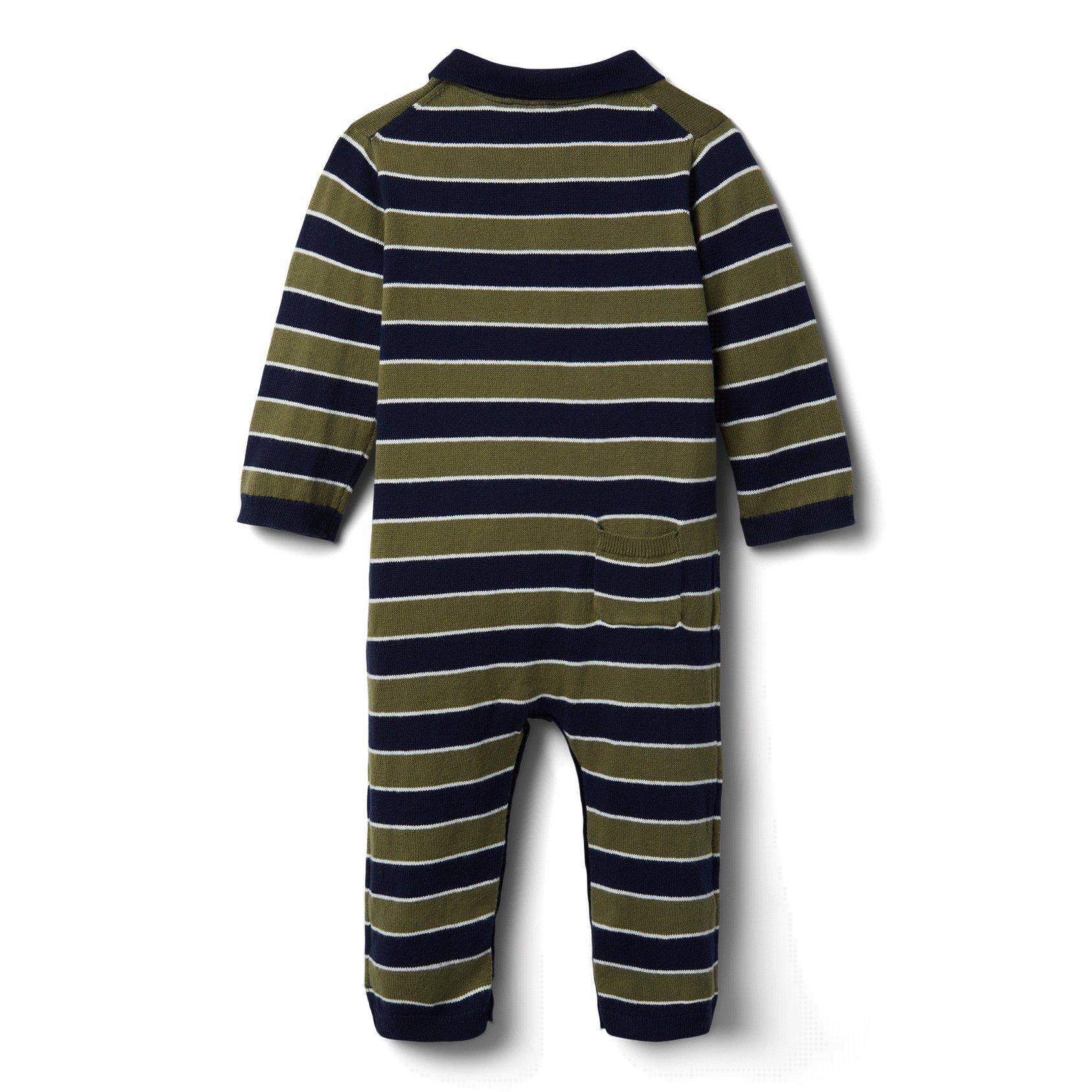 Baby Striped Polo 1-Piece image number 2