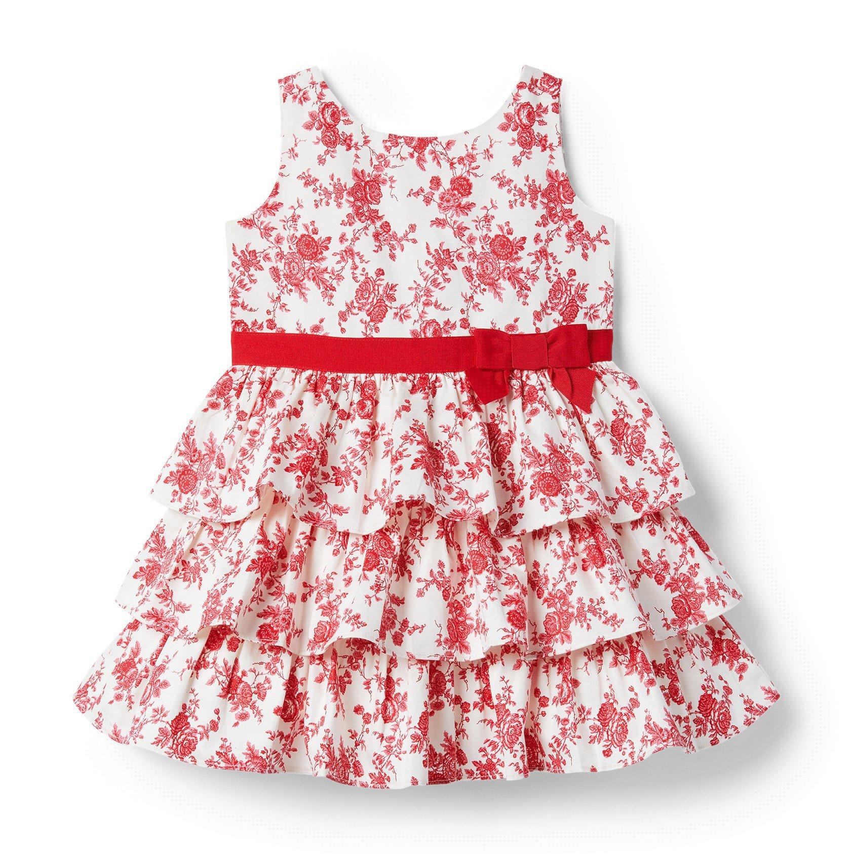 Toile Ruffle Dress image number 0