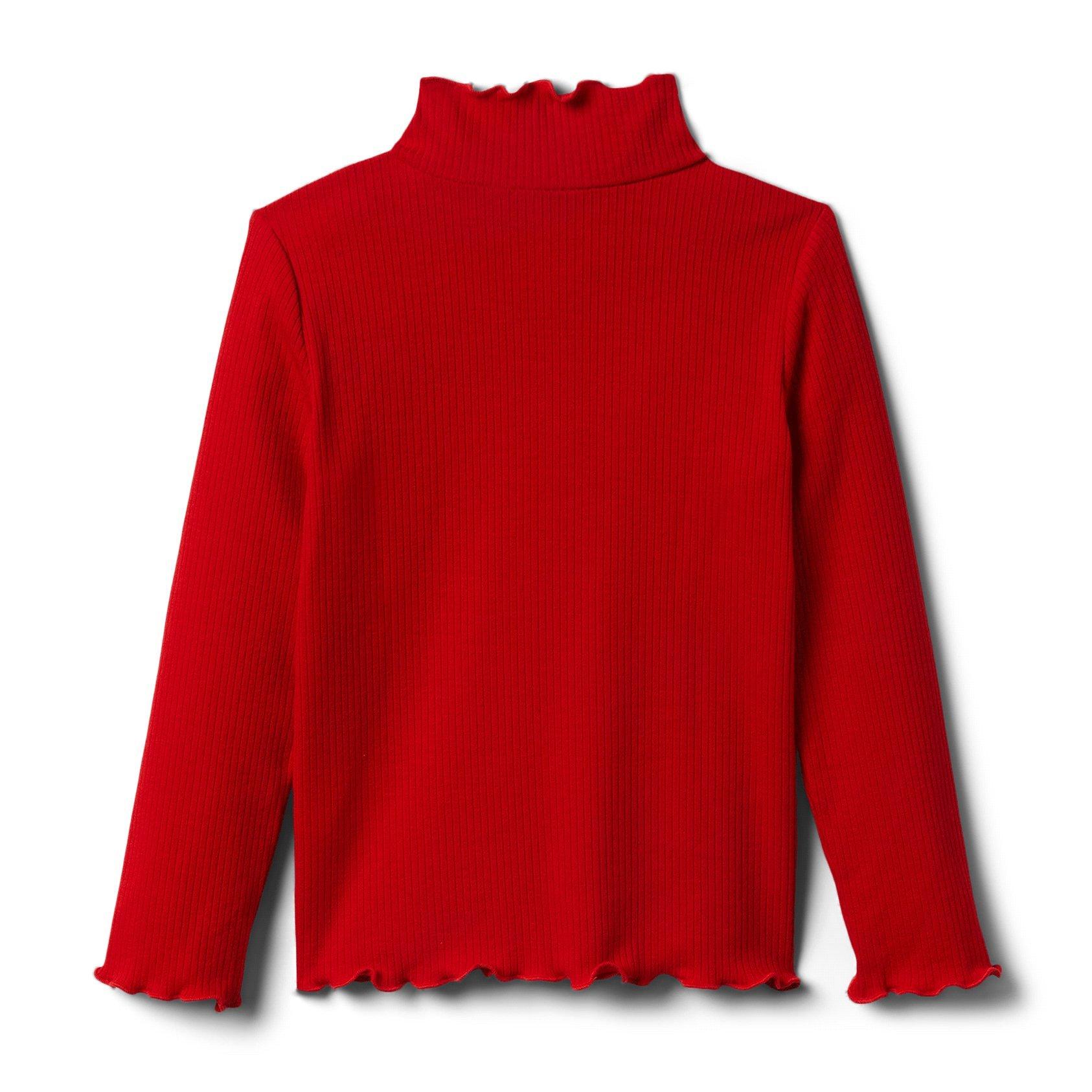 Ruffle Trim Turtleneck image number 3