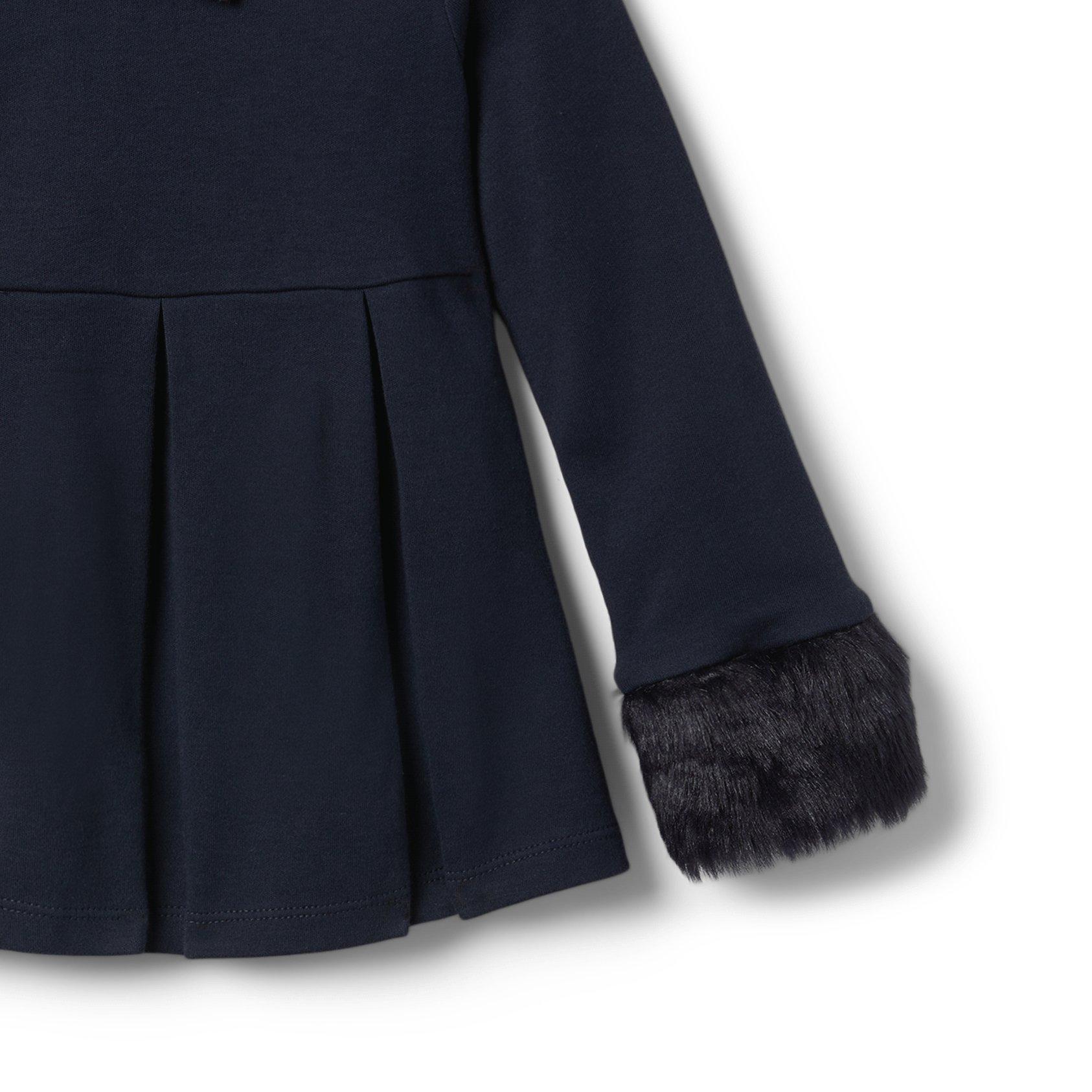 Faux Fur Cuff Bow Top image number 2