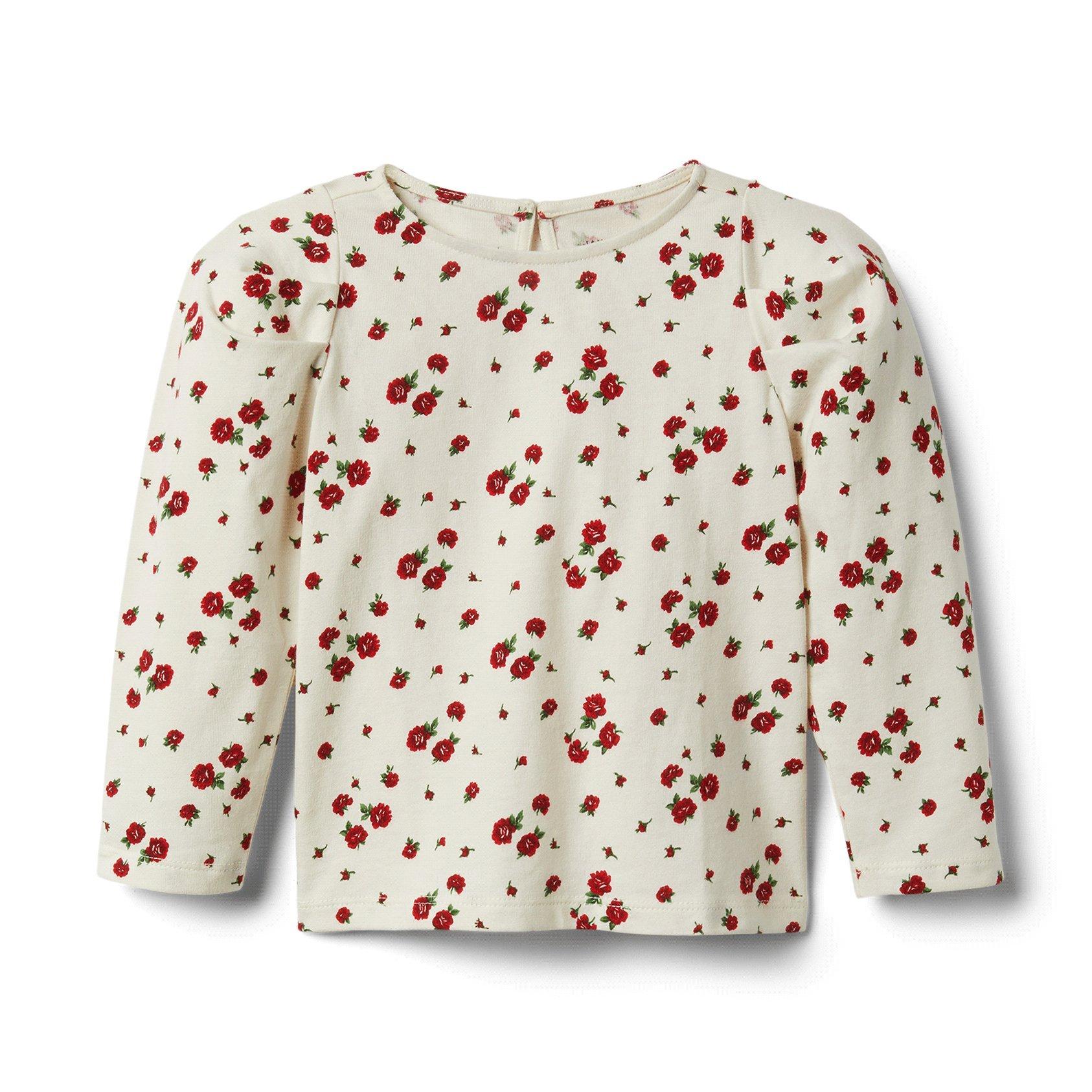 Rose Puff Sleeve Top image number 0