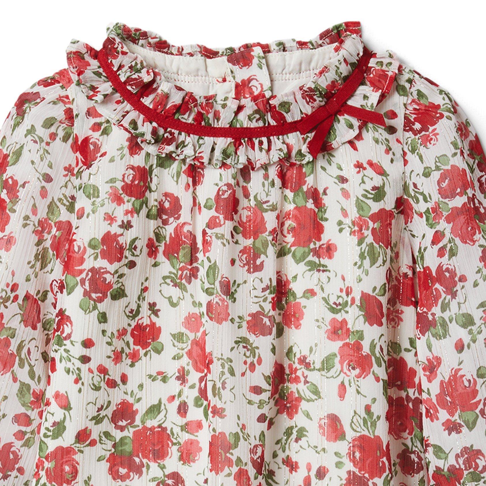 Floral Chiffon Top image number 1