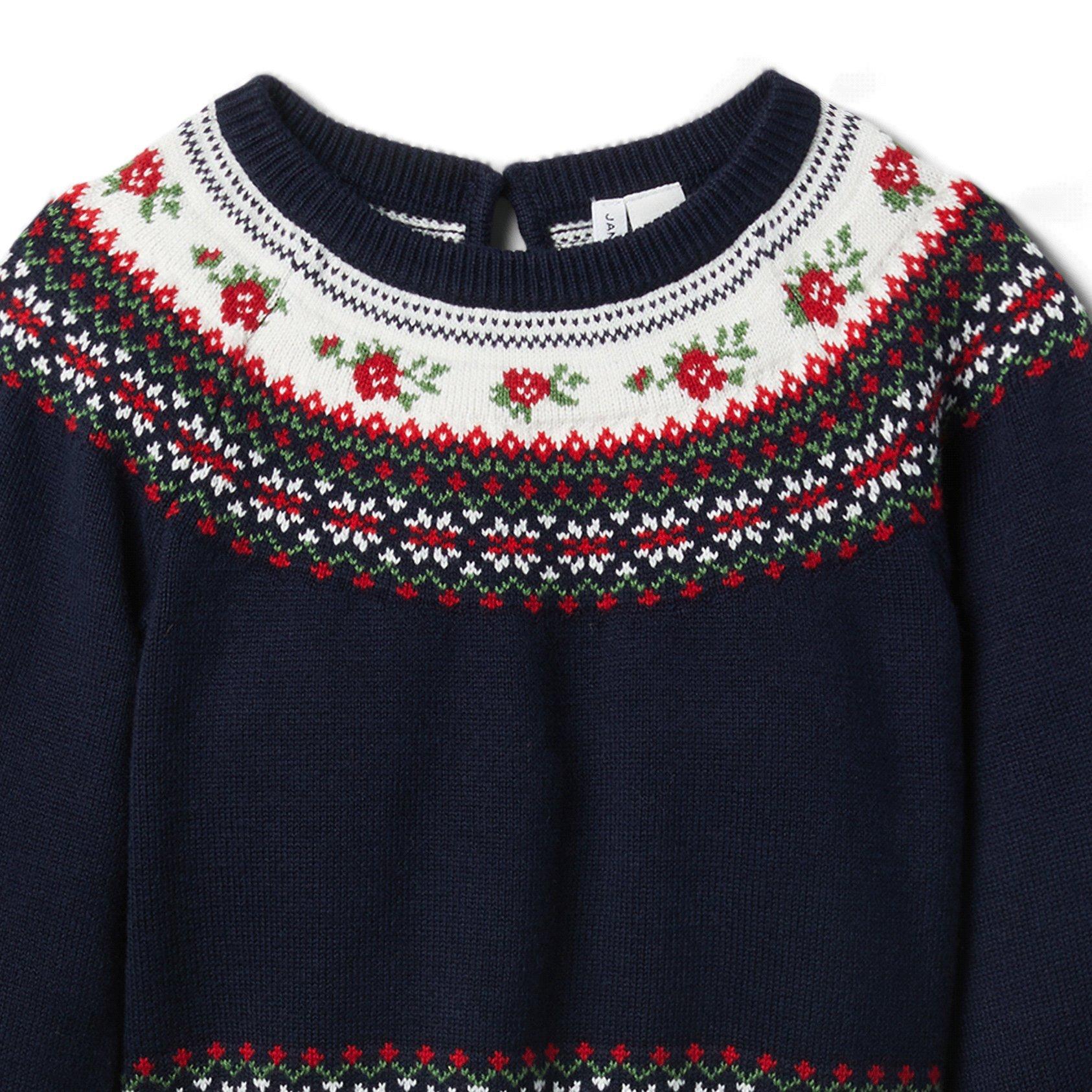 Rose Fair Isle Sweater image number 2