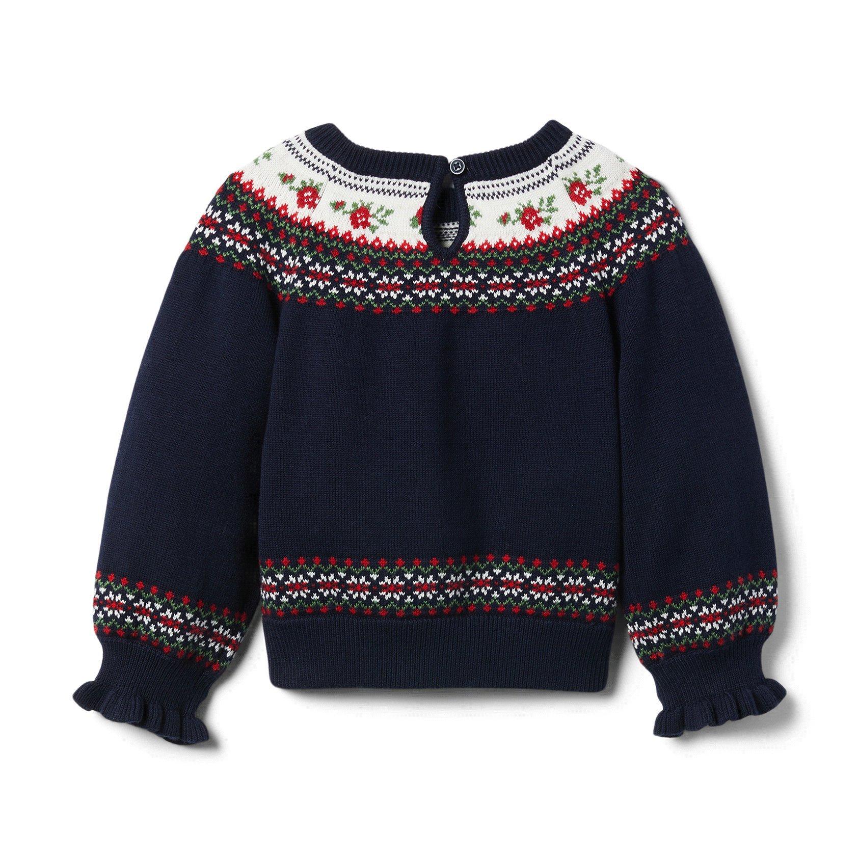 Rose Fair Isle Sweater image number 4