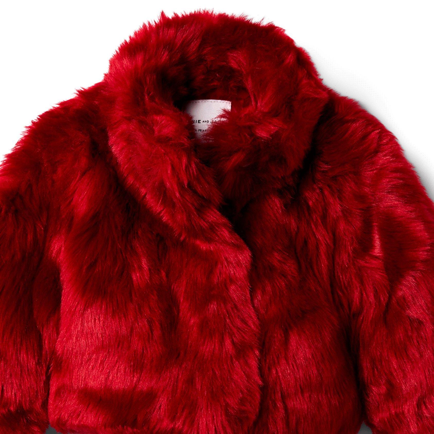 Faux Fur Cropped Coat image number 1