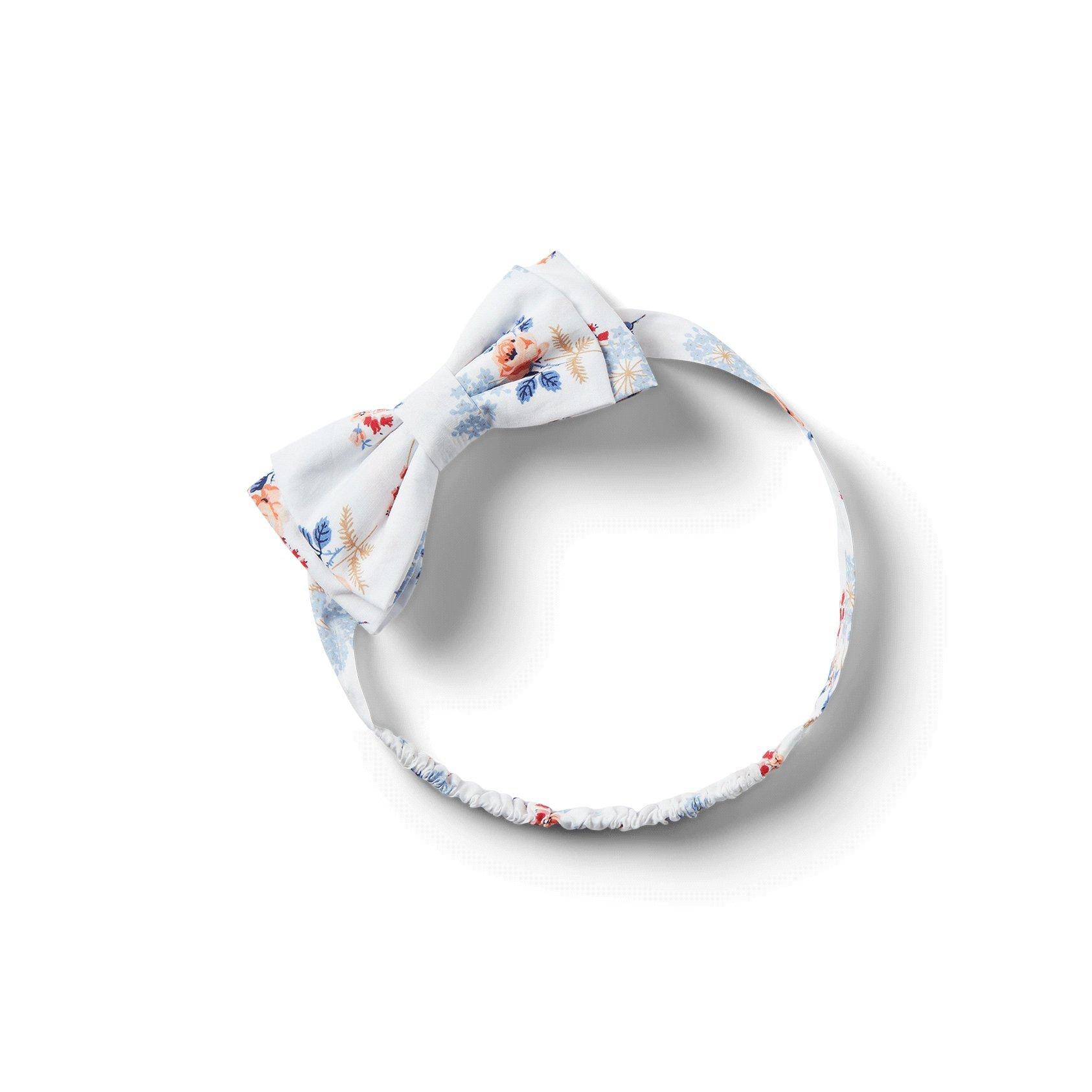 Baby Floral Soft Bow Headband image number 0