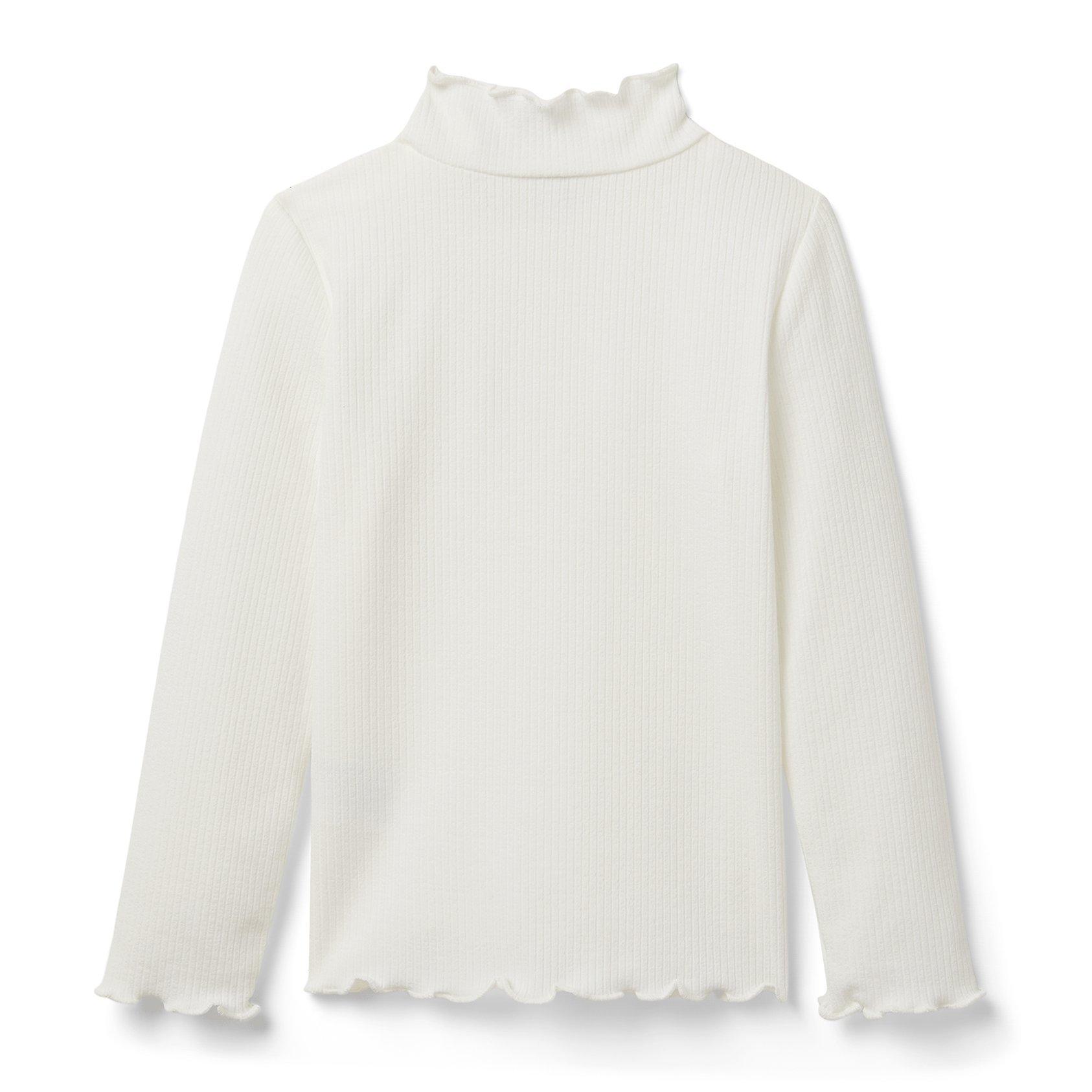 Ruffle Trim Turtleneck image number 1