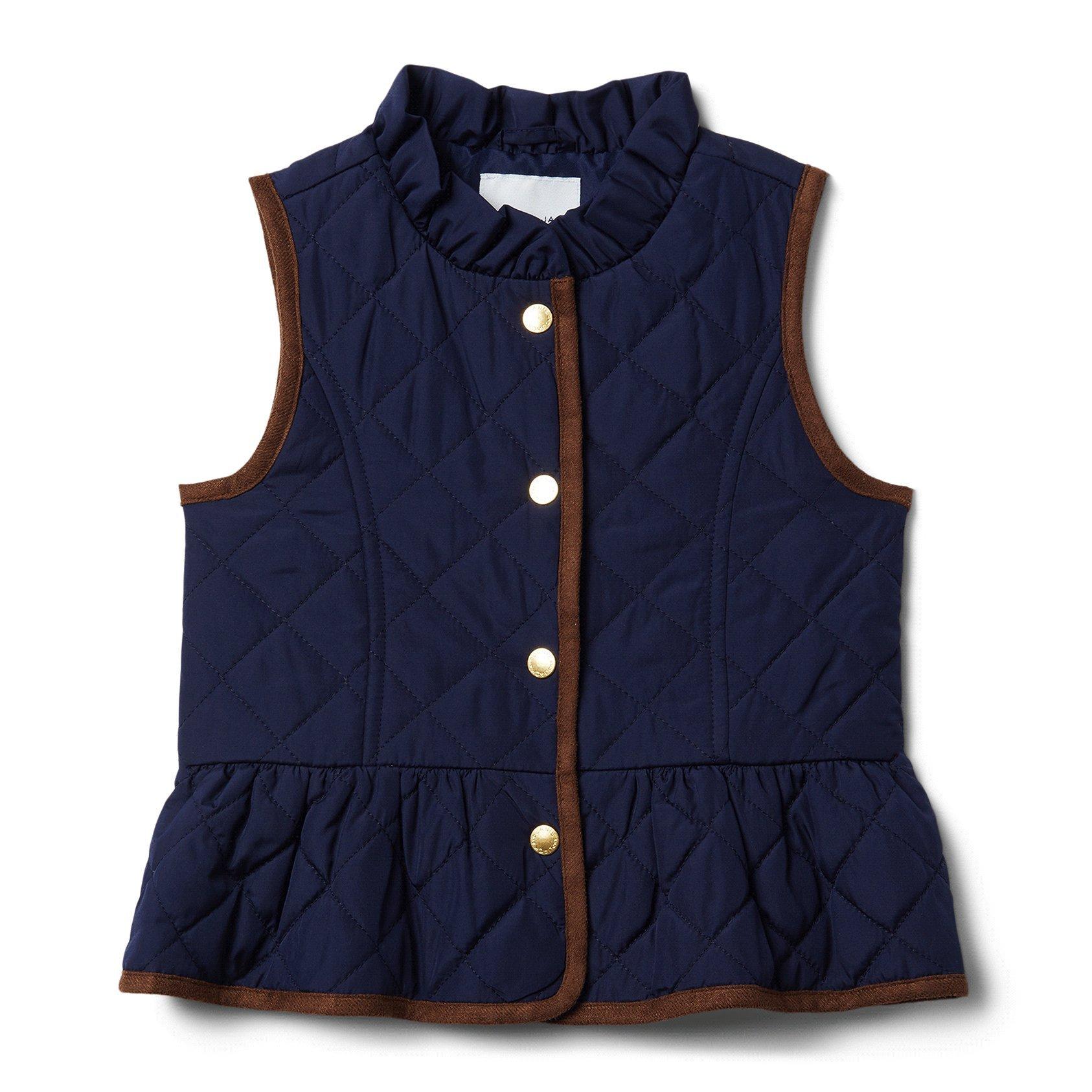 The Quilted Peplum Vest image number 0