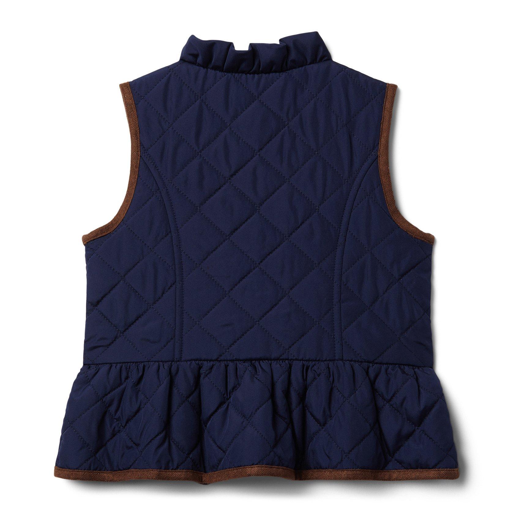 The Quilted Peplum Vest image number 1