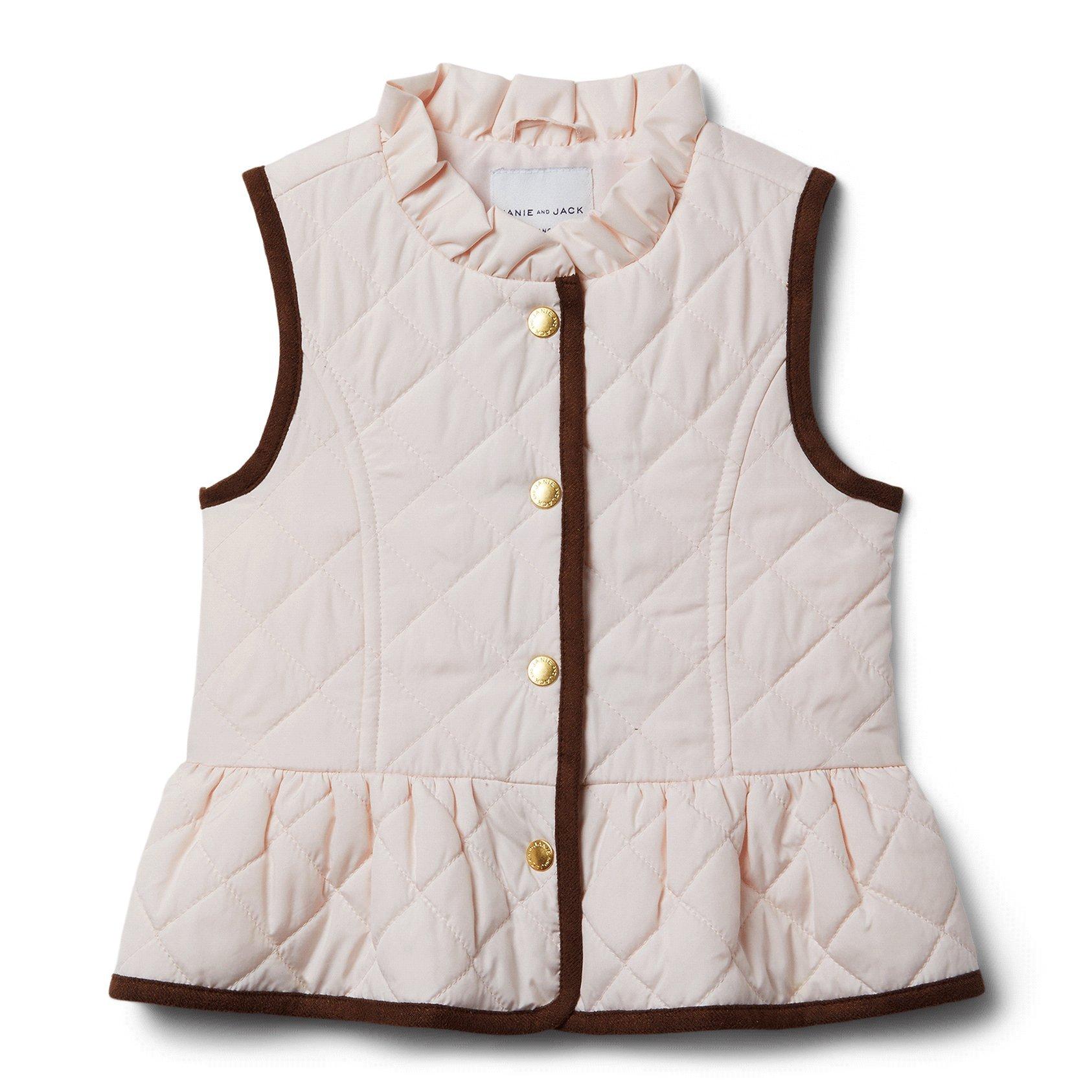 The Quilted Peplum Vest image number 0