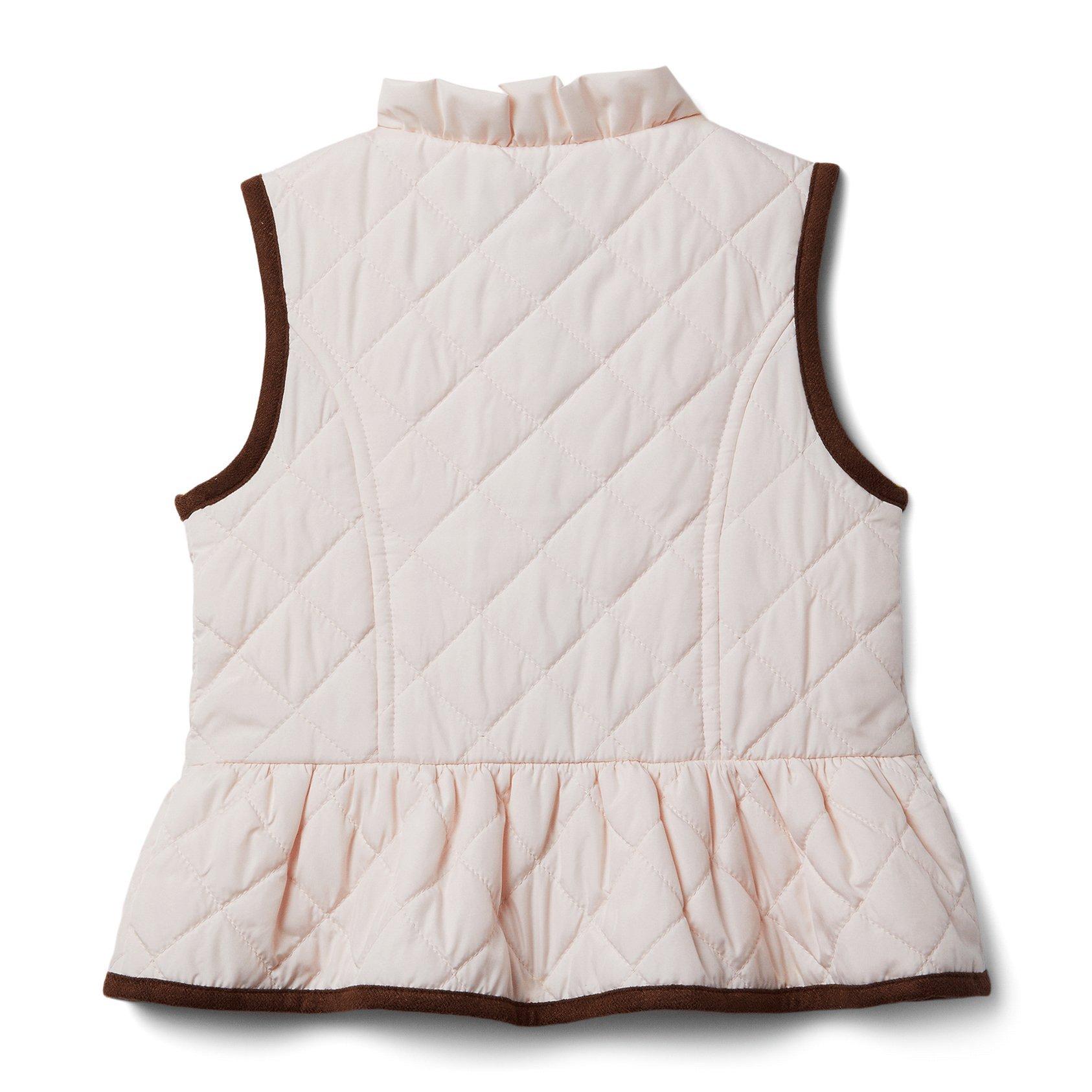 The Quilted Peplum Vest image number 1