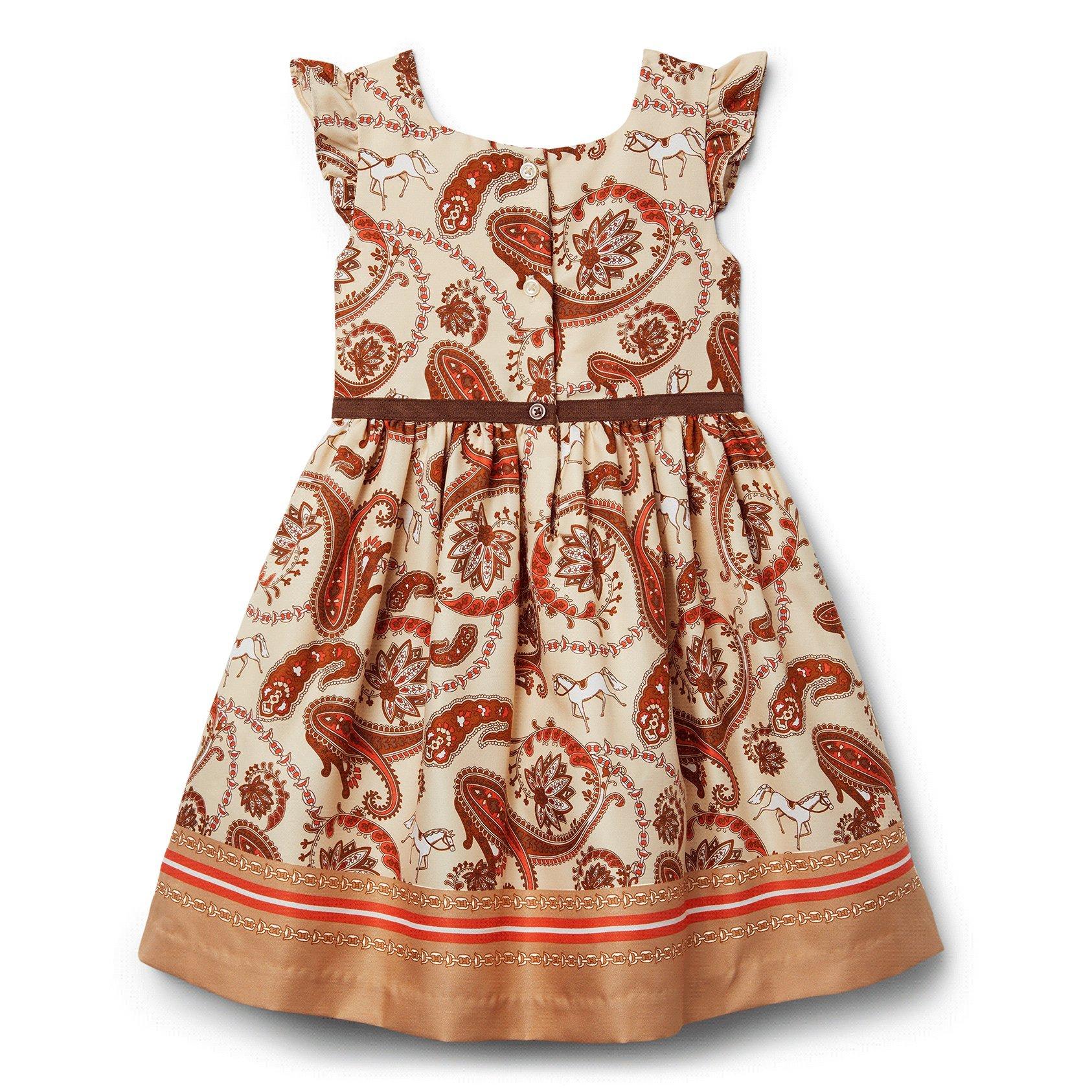 Paisley Border Print Dress image number 3