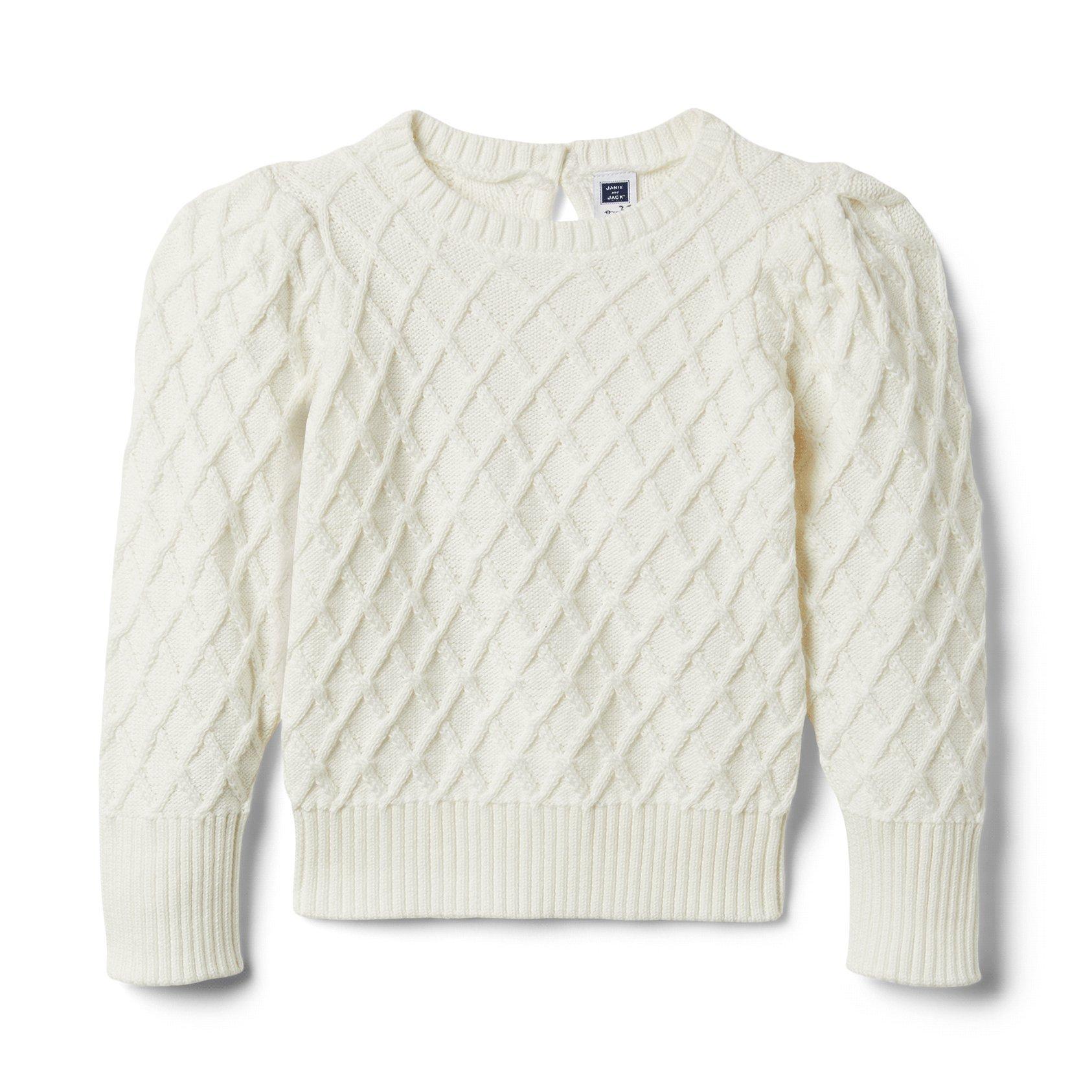 Textured Puff Sleeve Sweater  image number 0
