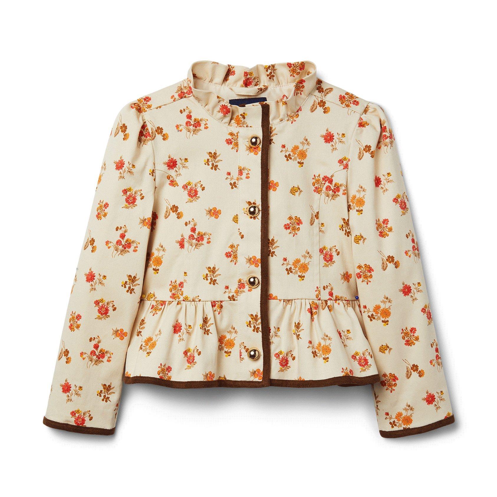 Floral Peplum Jacket image number 0