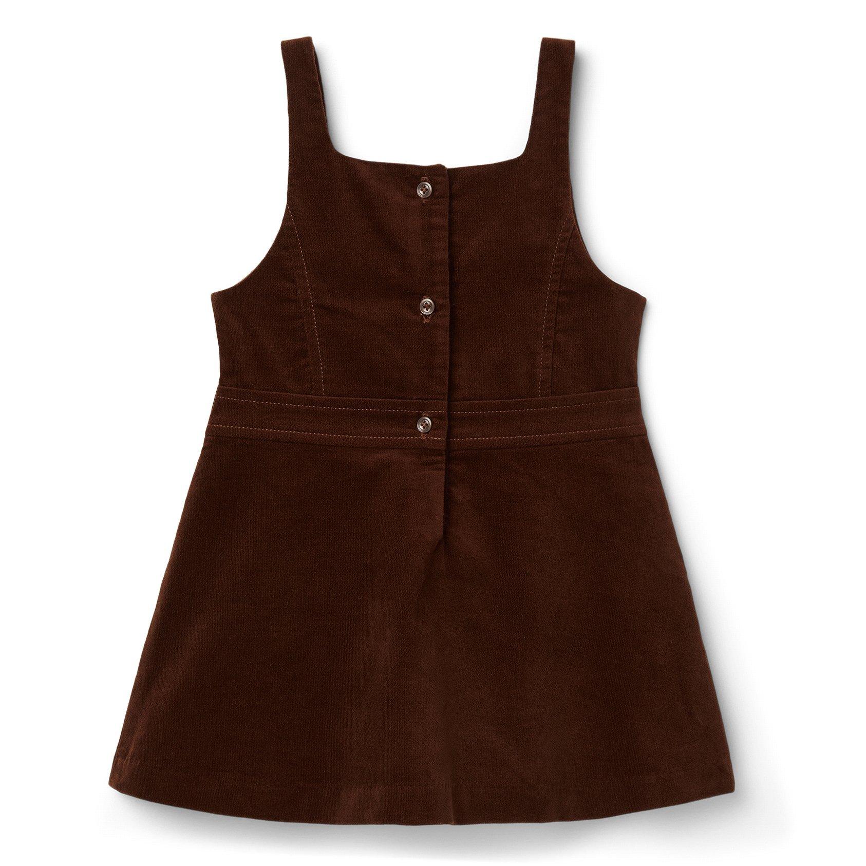 Corduroy Jumper Dress  image number 2