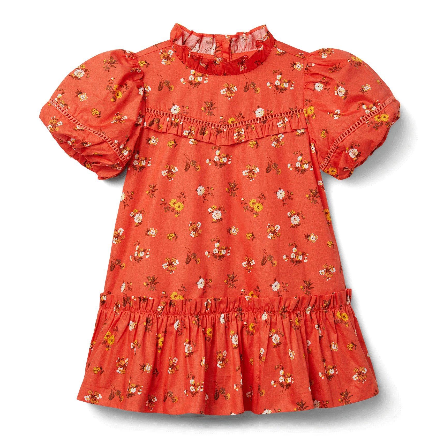 Floral Puff Sleeve Dress image number 0