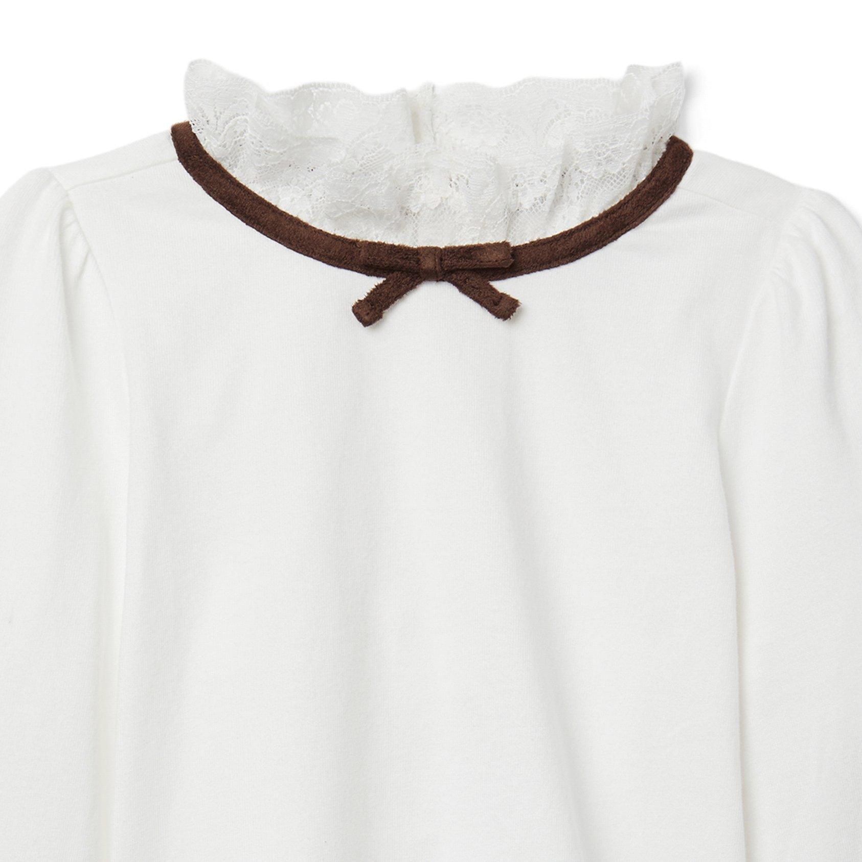 Lace Collar Top image number 1