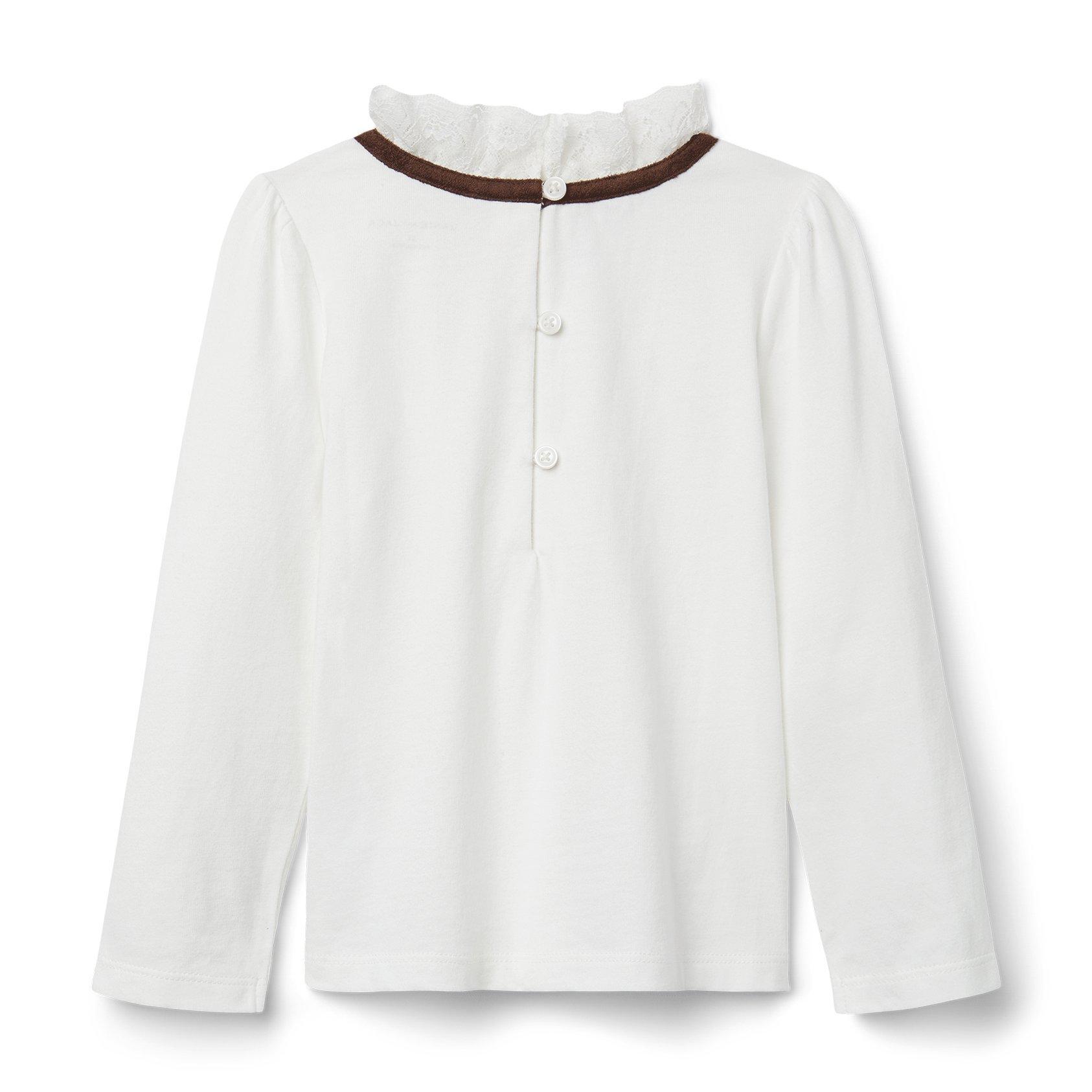 Lace Collar Top image number 2