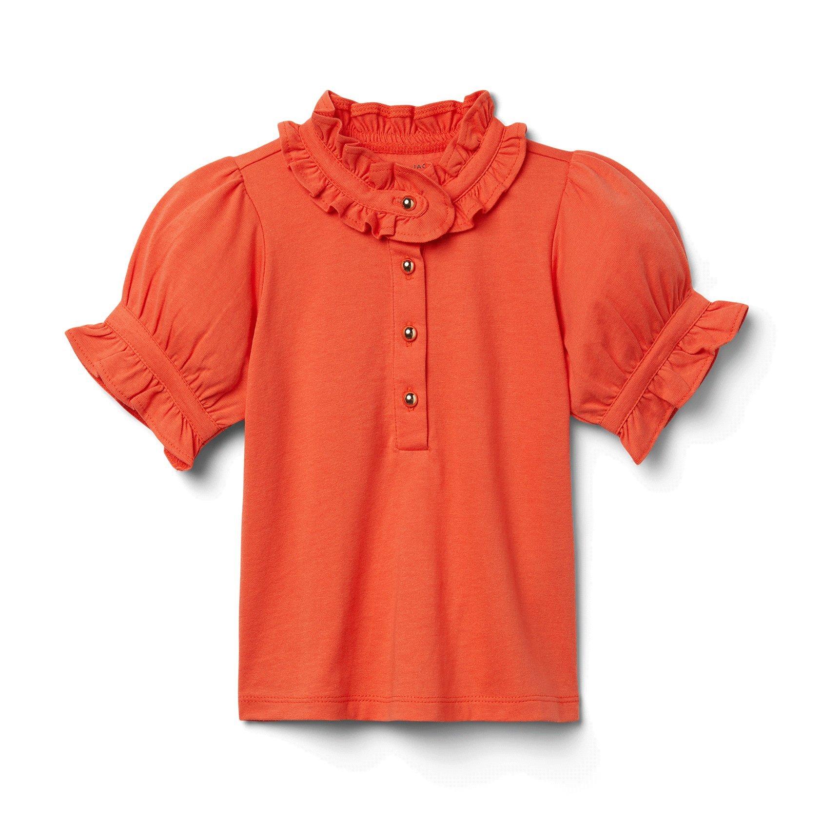 Ruffle Puff Sleeve Top