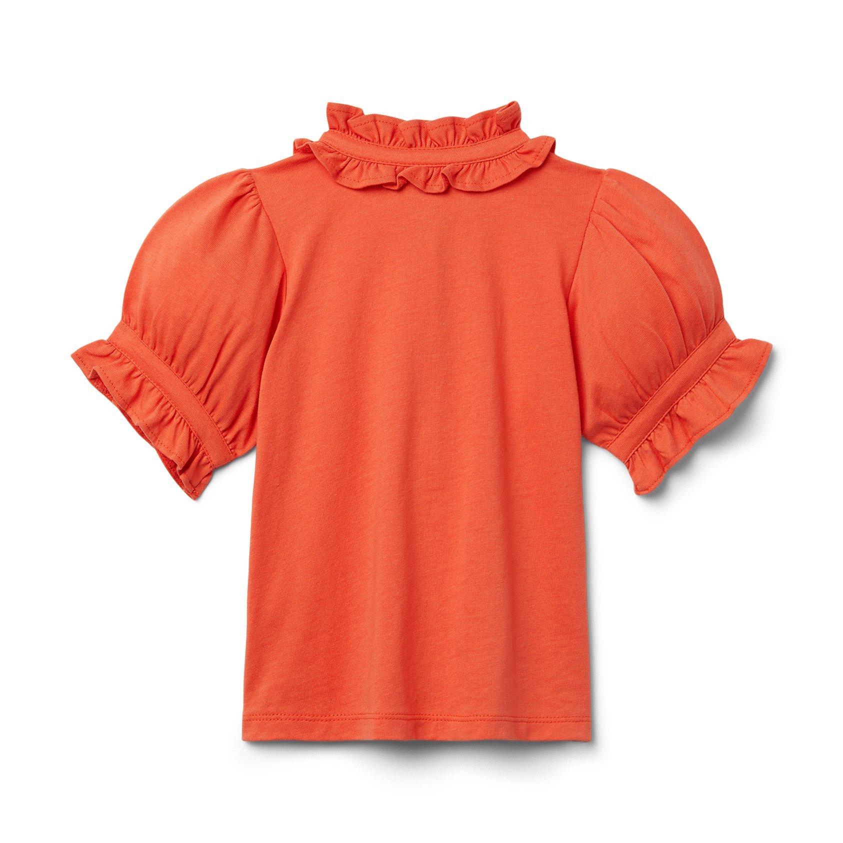 Ruffle Puff Sleeve Top image number 1