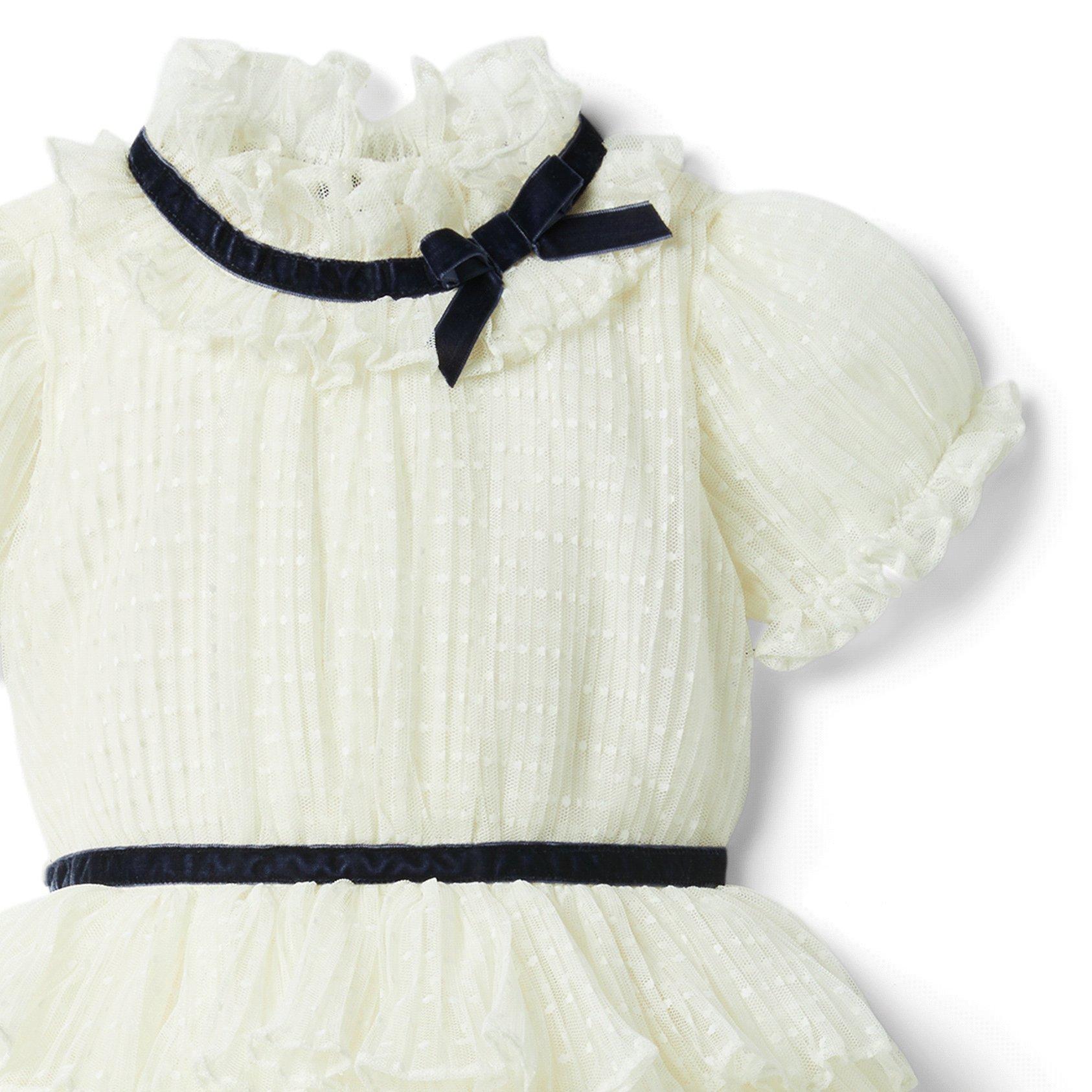 Dot Puff Sleeve Dress image number 2