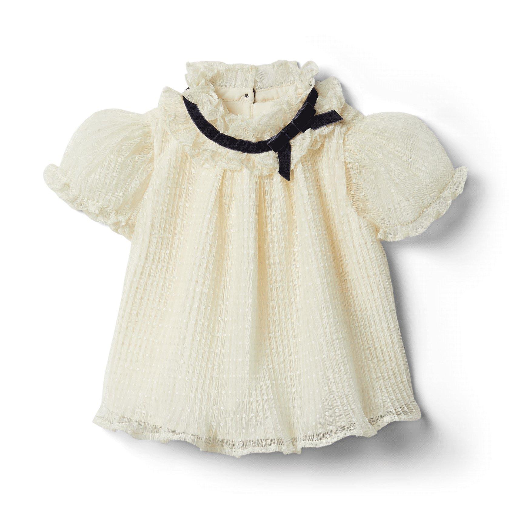 Dot Puff Sleeve Top image number 0
