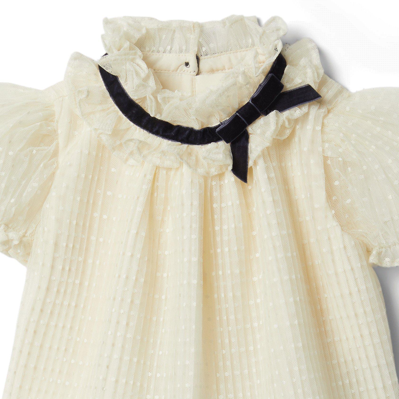 Dot Puff Sleeve Top image number 2