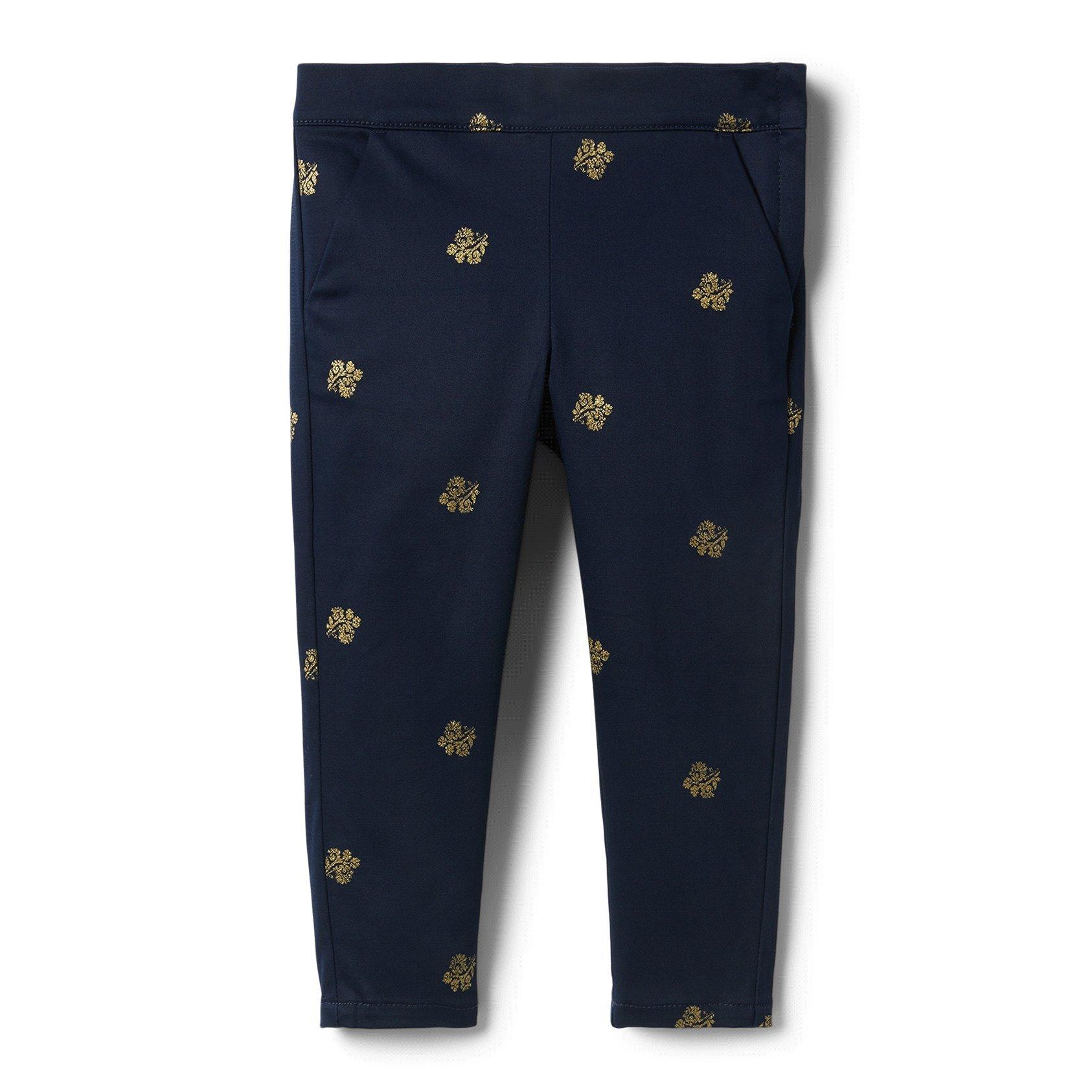 Glitter Floral Sateen Pant image number 0