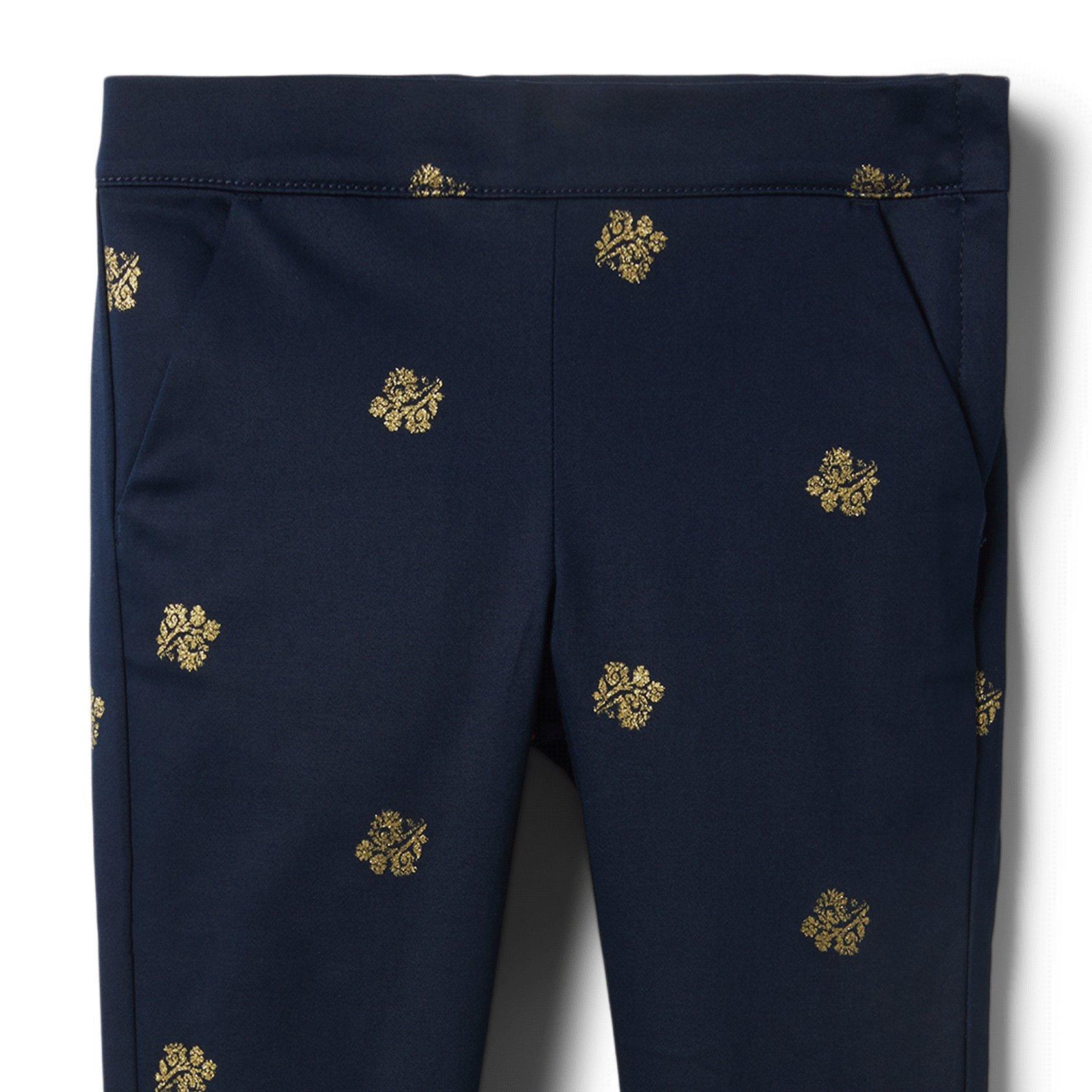 Glitter Floral Sateen Pant image number 2