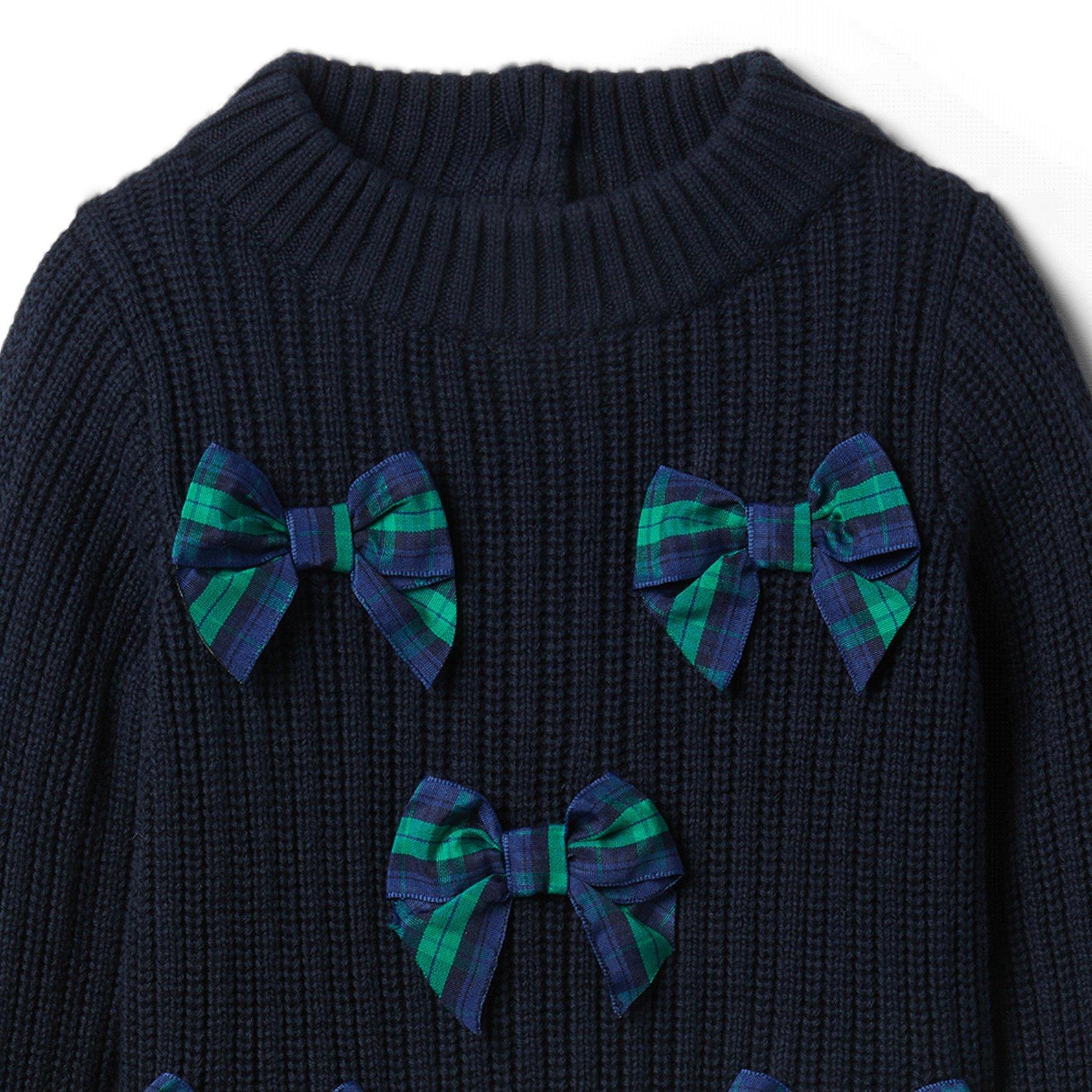 Plaid Bow Sweater image number 2