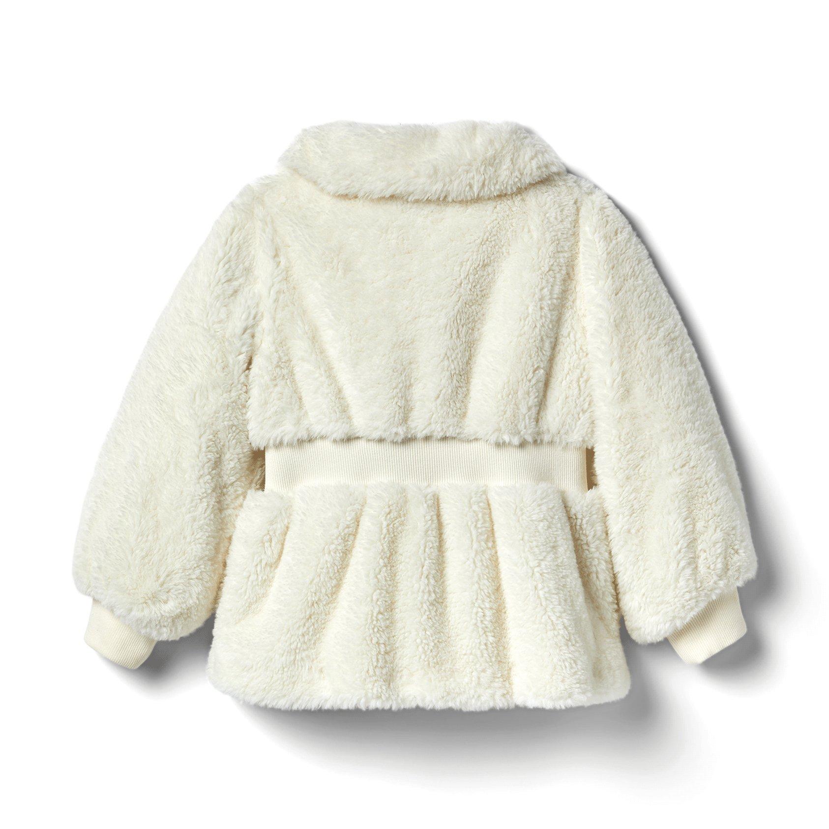 Faux Fur Zip Up Coat  image number 3