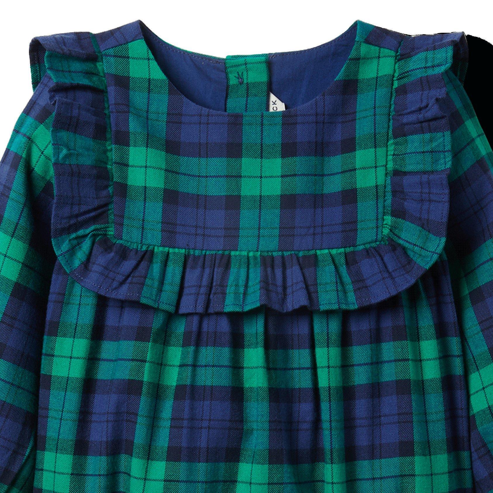 Baby Plaid Ruffle Romper image number 2
