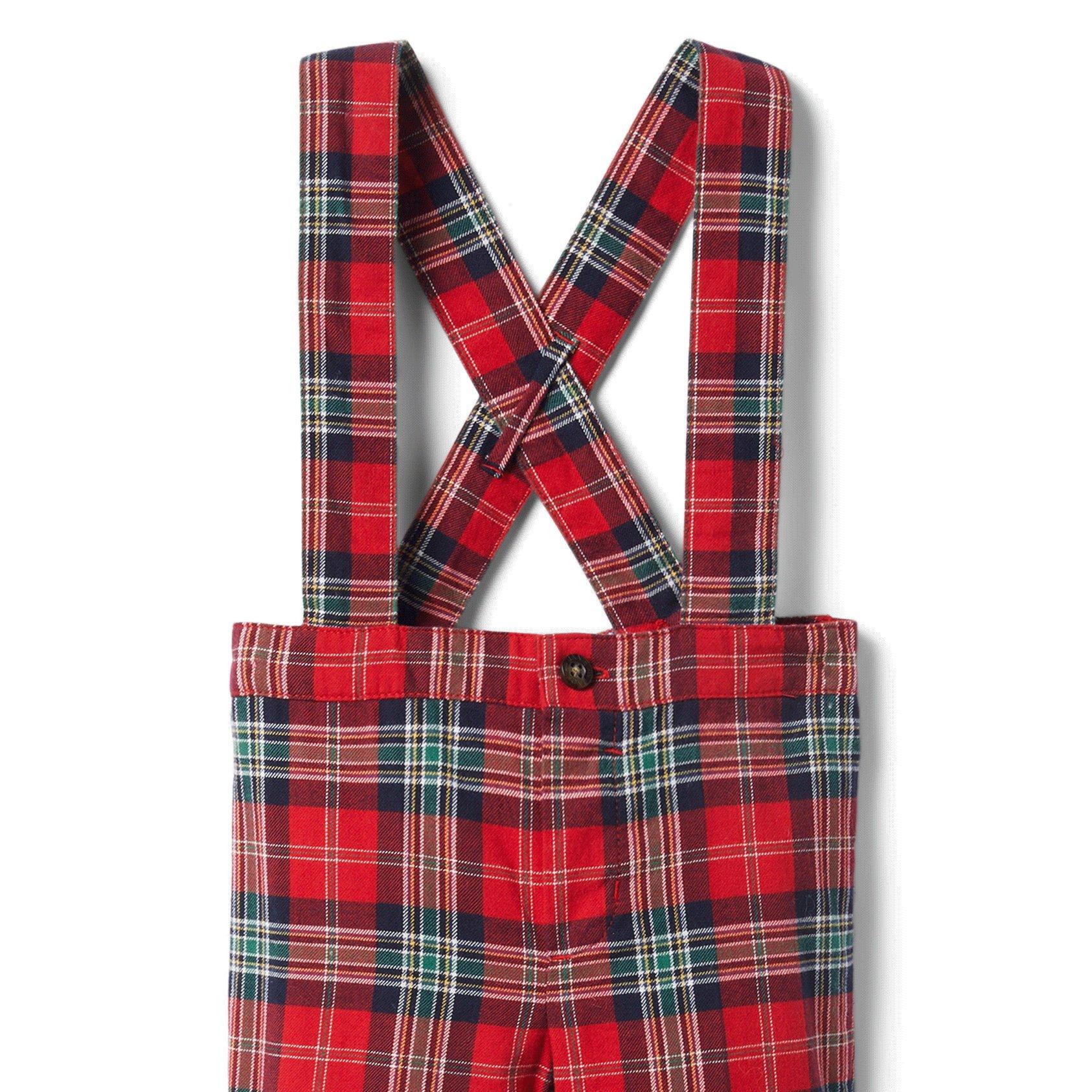 Baby Plaid Suspender Pant image number 2