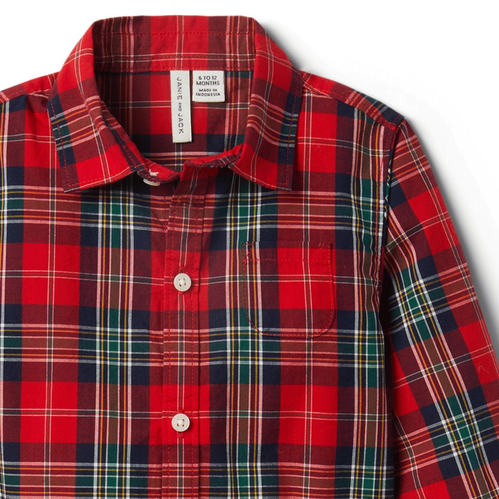 Baby Plaid Bodysuit image number 1