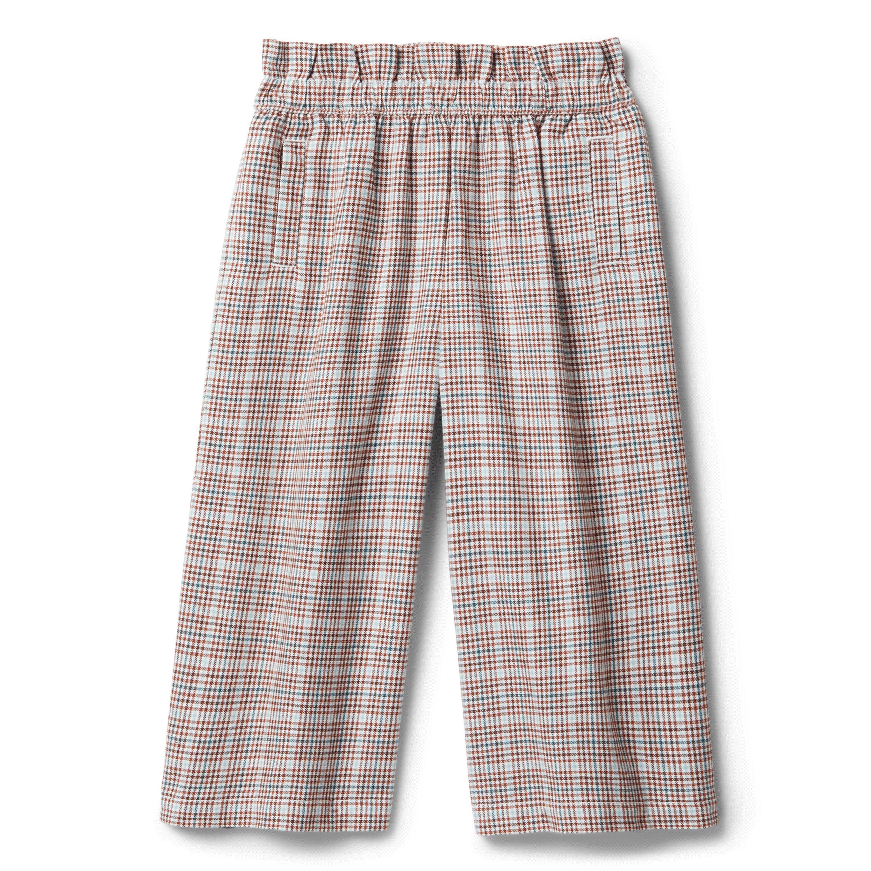 Plaid Wide-Leg Pant image number 0