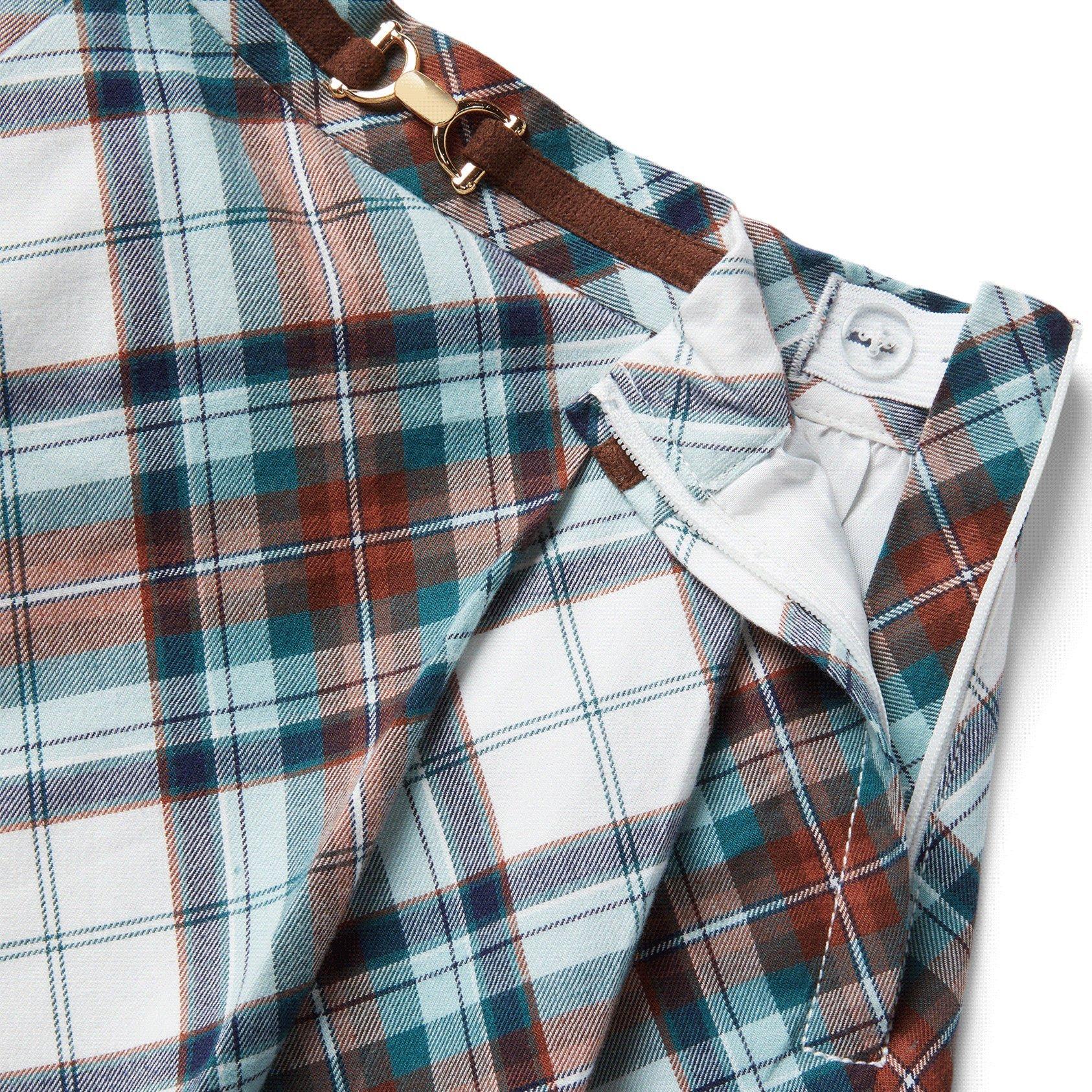 Plaid Pleated Skirt  image number 1