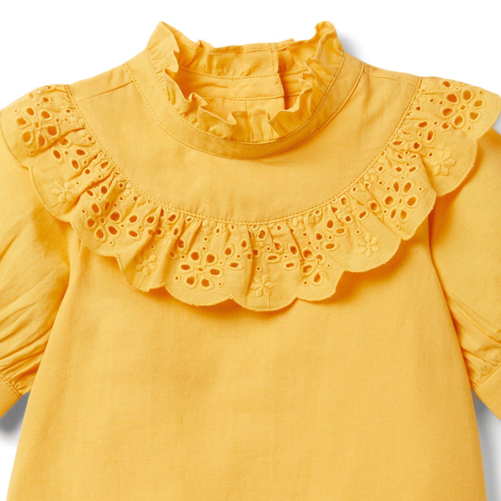 Eyelet Puff Sleeve Top image number 2