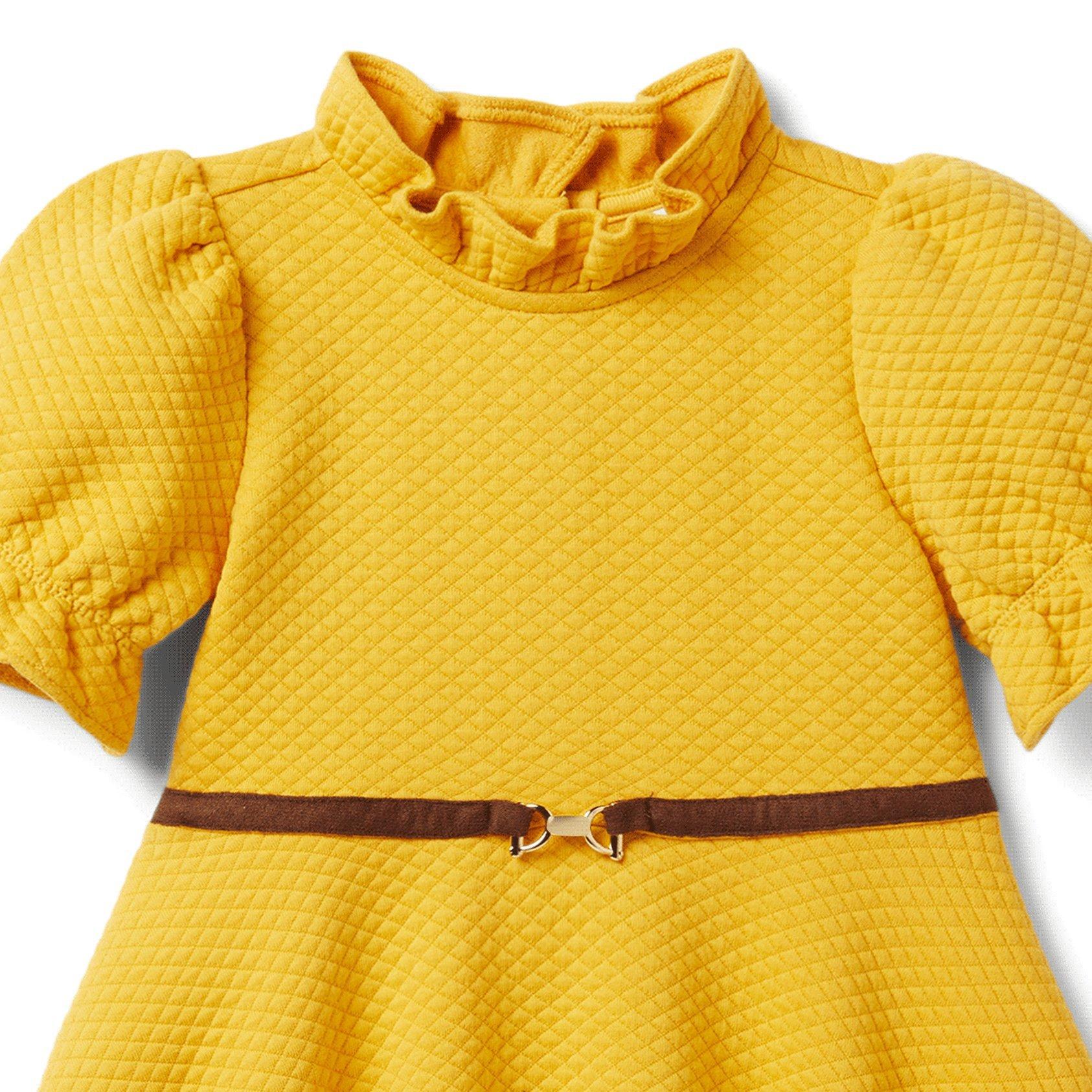 Quilted Puff Sleeve Dress image number 2