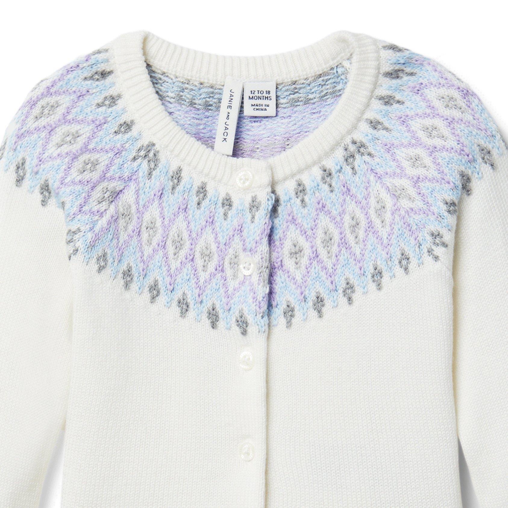Baby Fair Isle Cardigan image number 2