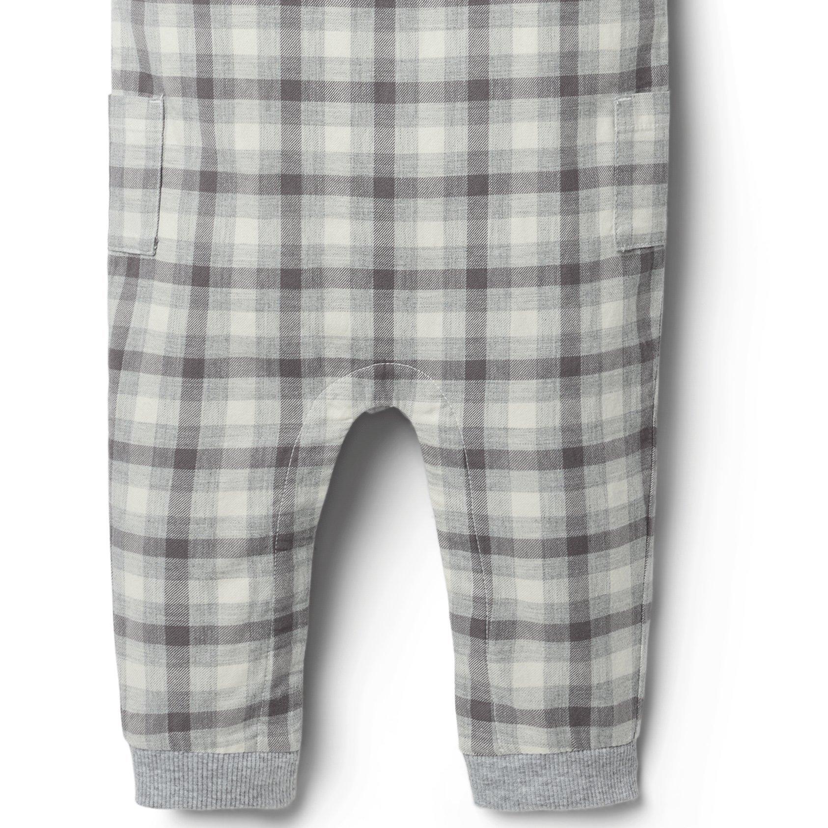 Baby Plaid Overall image number 3