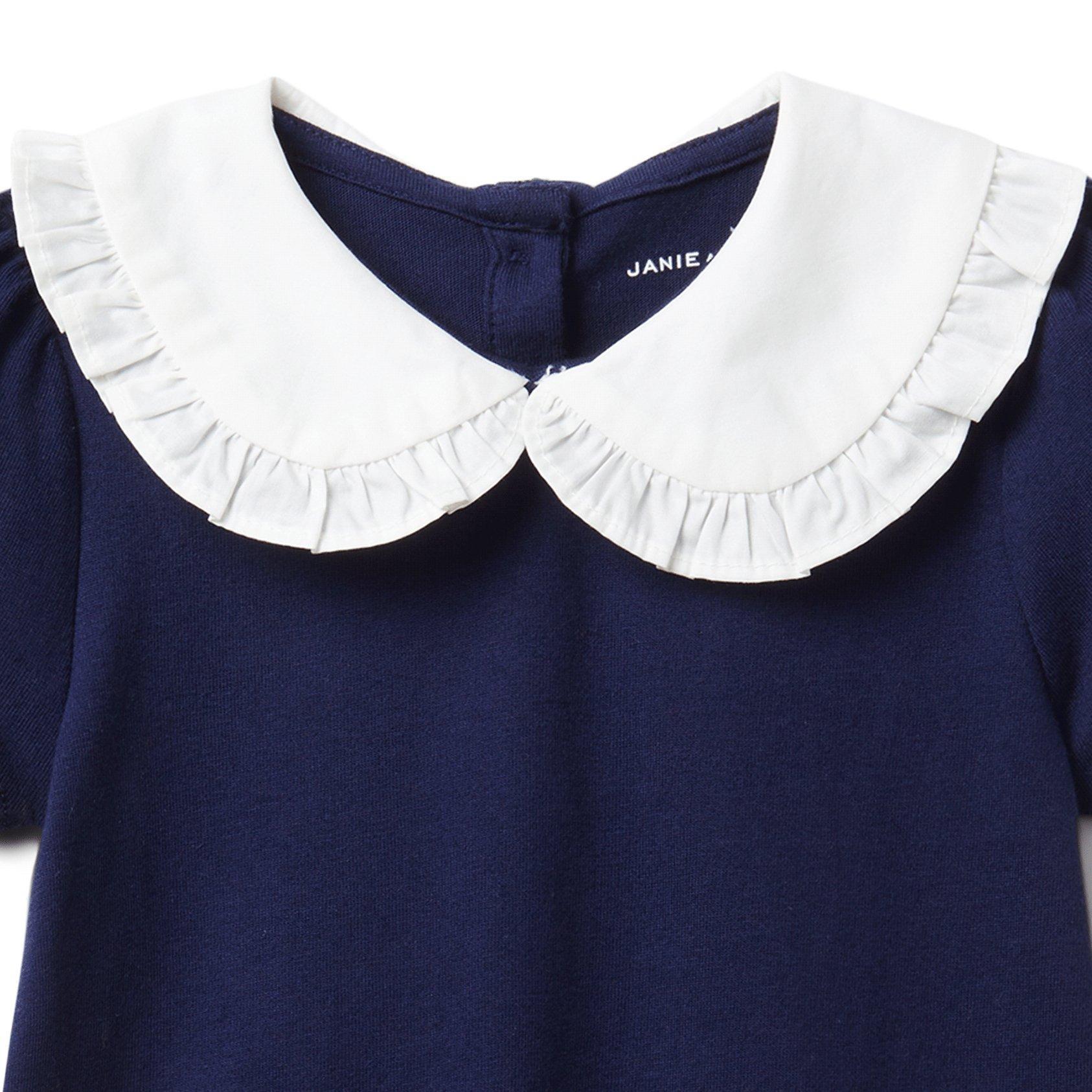 Ruffle Collar Top image number 1