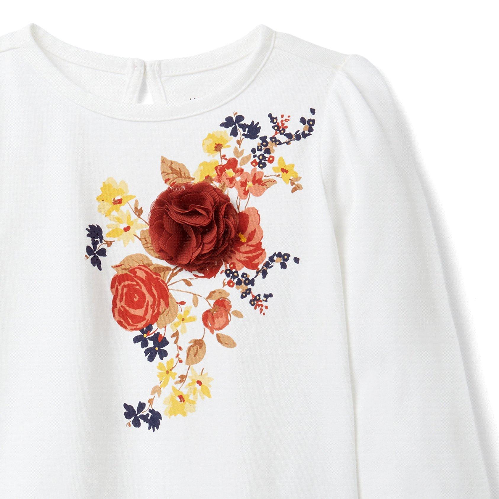 Floral Applique Tee image number 1